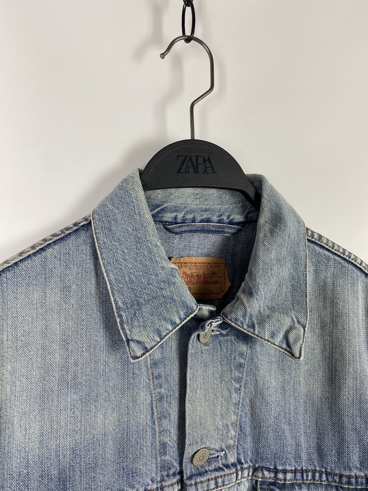 Levi's Y2K 72530 Levi’s Type 3 Washed Denim Trucker Jacket Size US L / EU 52-54 / 3 - 3 Thumbnail