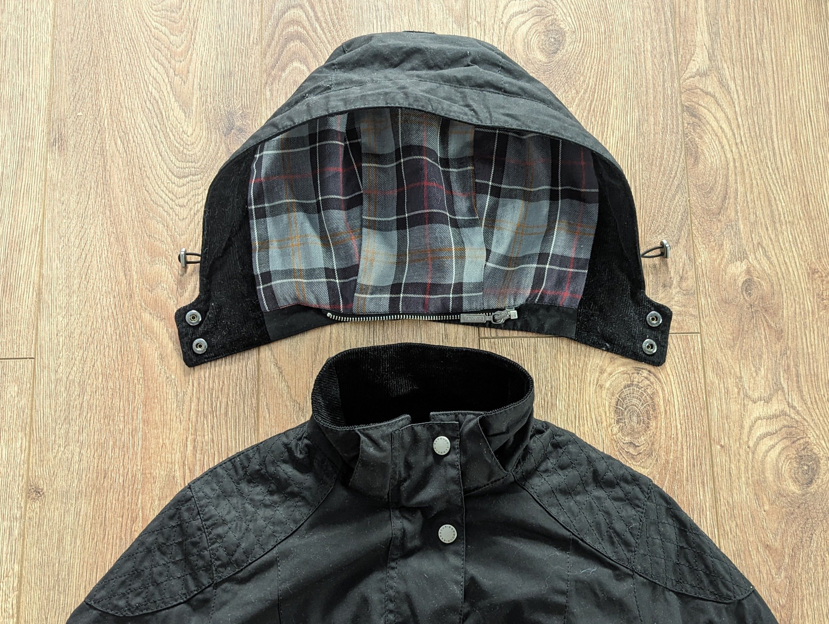 Barbour Barbour Rebel Wax Women's Jacket Waxed Cotton England Style Size US S / EU 44-46 / 1 - 5 Thumbnail