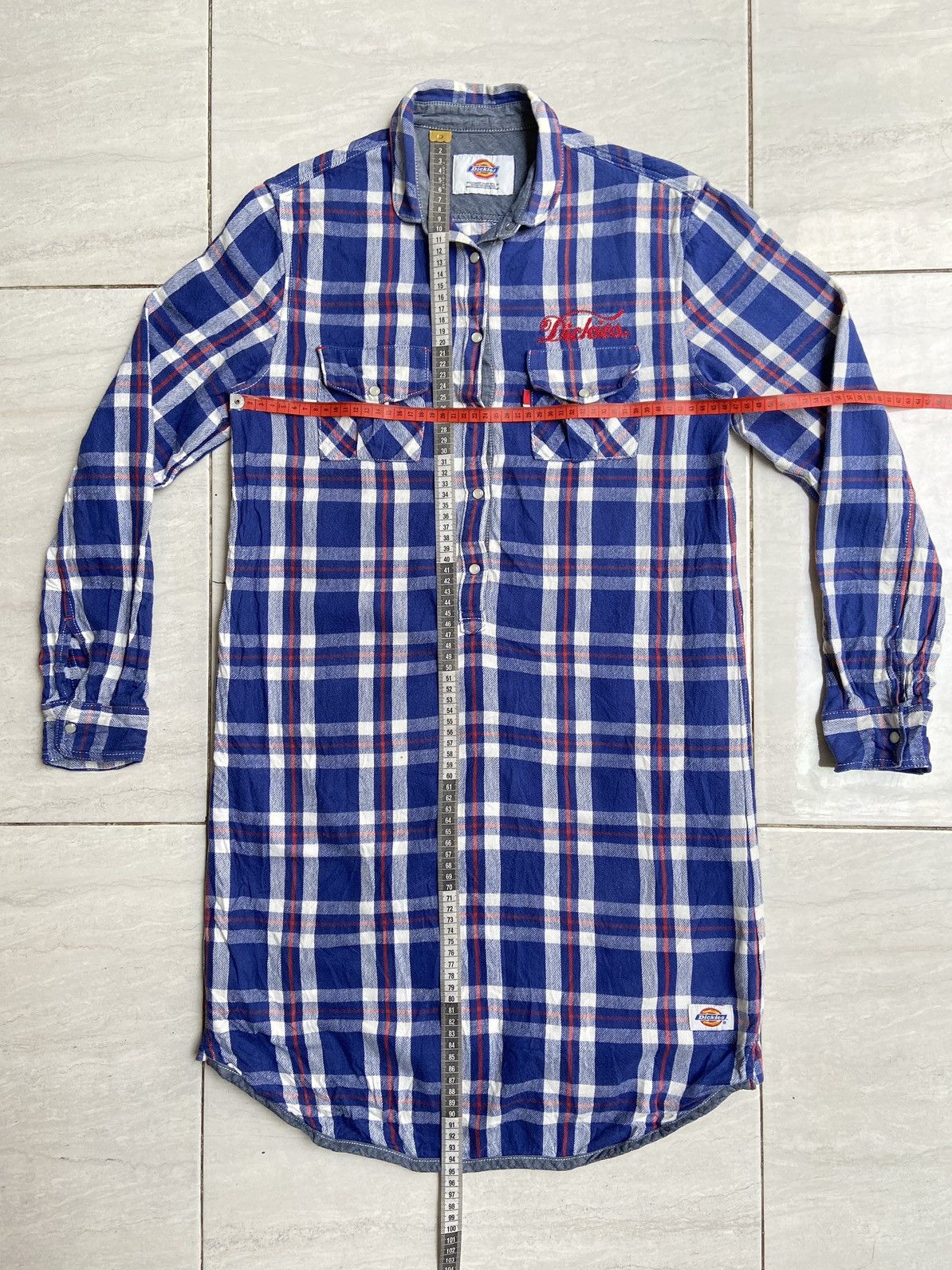 Dickies WILLIAMSON DICKIES Blue Long Shirt Size US XS / EU 42 / 0 - 8 Thumbnail