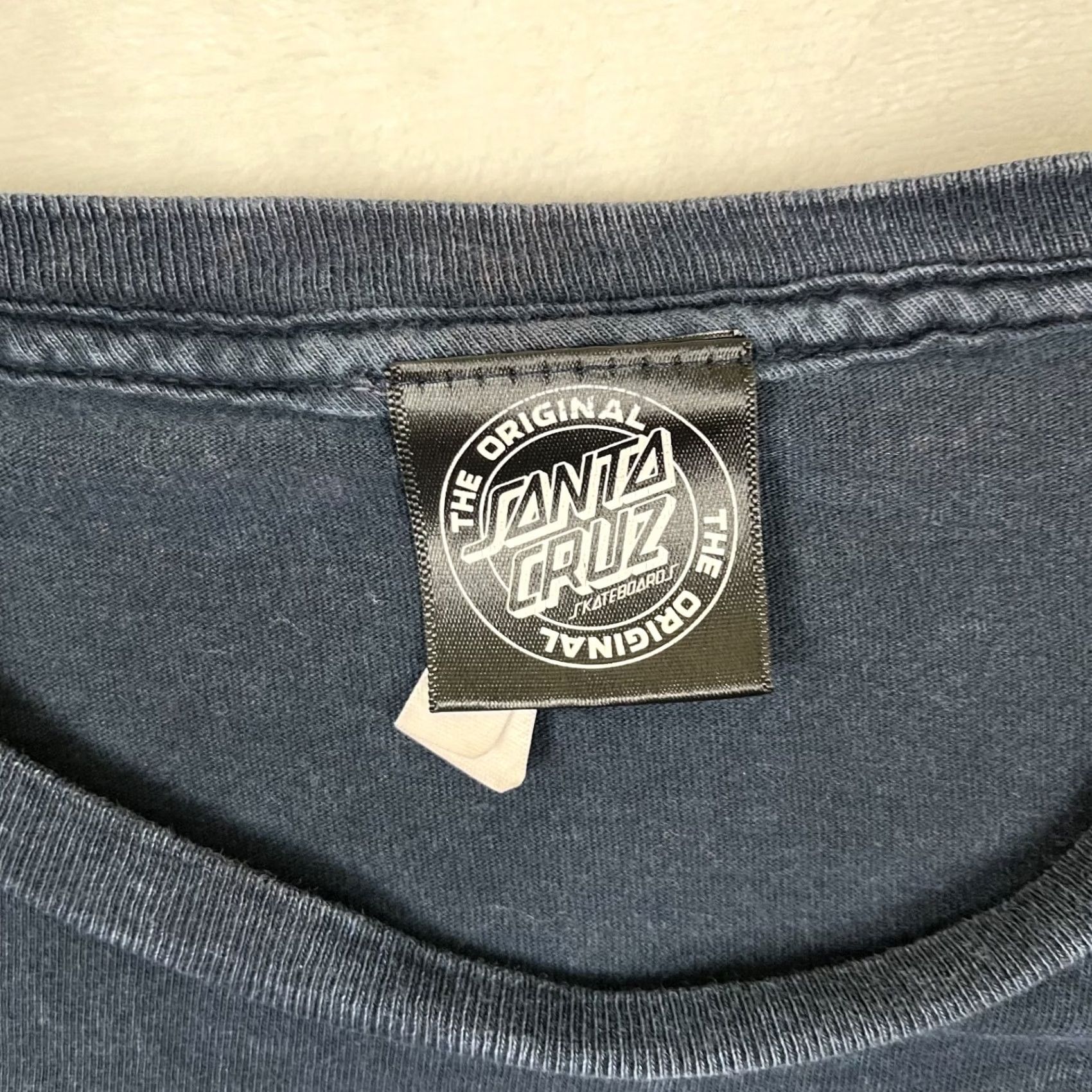 Vintage Santa Cruz T-Shirt Size L Blue Crane Dot Logo 90s Y2K Graphic Print Crew Neck Short Sleeve Mens Size US L / EU 52-54 / 3 - 5 Thumbnail