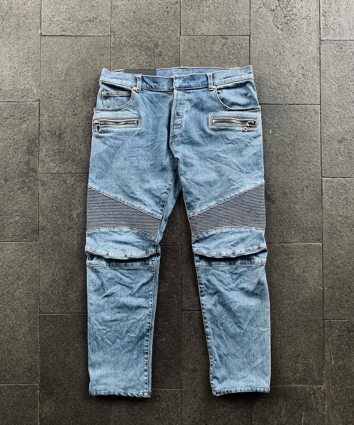 Balmain Balmain biker Jeans Size US 34 / EU 50 - 1 Thumbnail