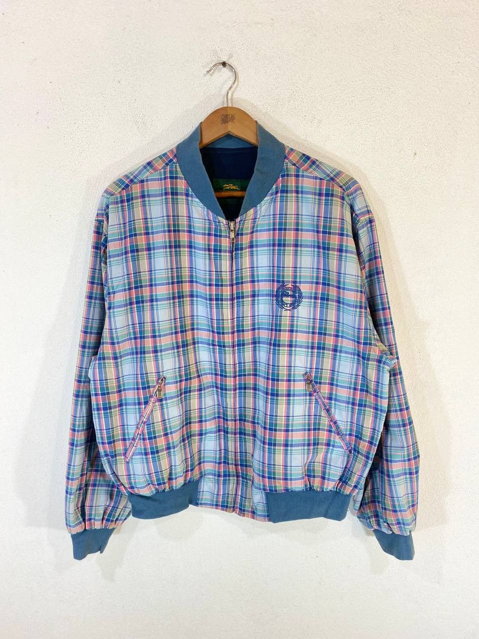 Longchamp vintage longchamp paris jacket checkered design Size US XL / EU 56 / 4 - 1 Thumbnail