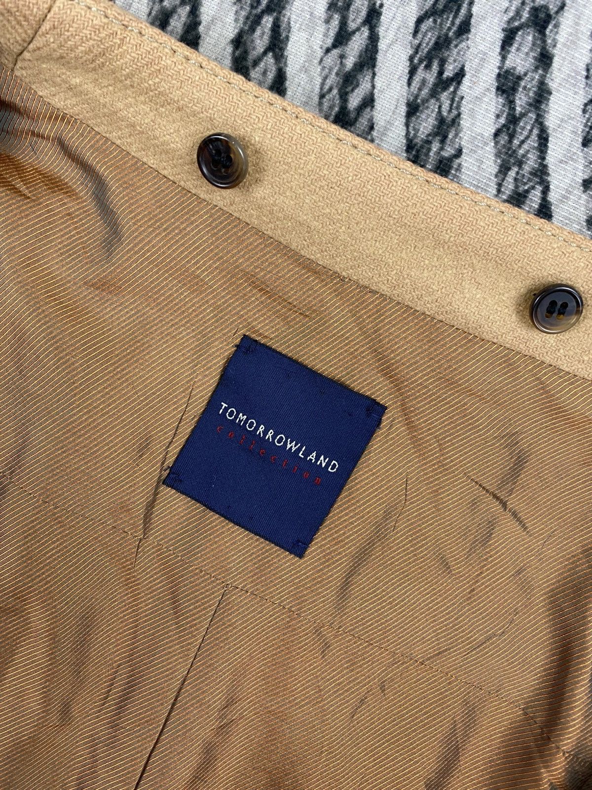 Tomorrowland Vintage Tomorrowland Collarless Button Up Jacket Size S / US 4 / IT 40 - 7 Thumbnail