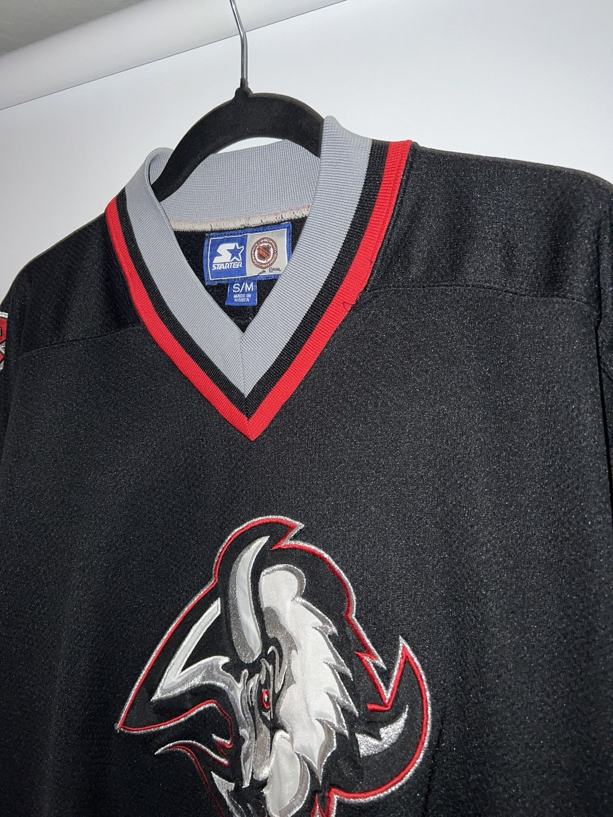 NHL × Starter × Vintage Vintage Buffalo Sabres Starter Hockey Jersey Size US M / EU 48-50 / 2 - 4 Thumbnail