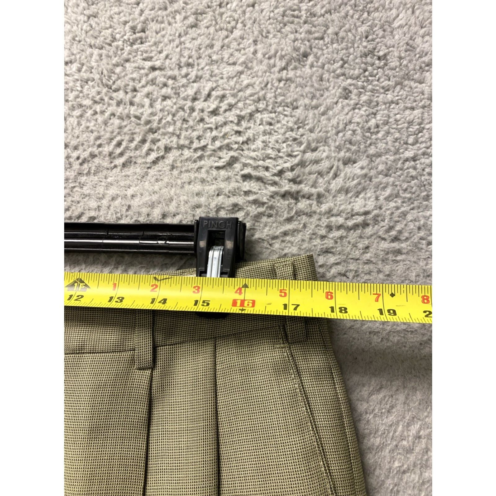 Nordstrom Balde For Nordstrom Dress Pants Men’s 35x34 Light Sage Green Wool / 0264 Size US 35 - 5 Thumbnail