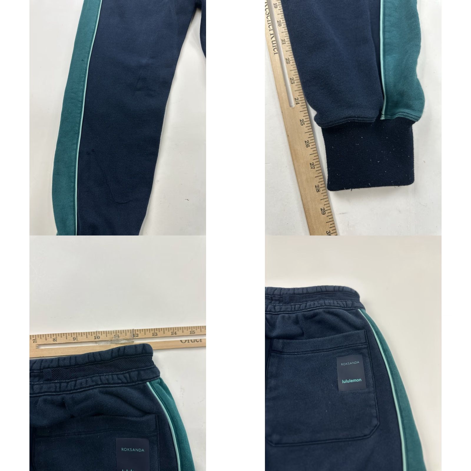 Lululemon Lululemon x Roksanda Sweatpants Women’s 4 Blue Face Fwd Jogger Missing String Size 27" / US 4 / IT 40 - 8 Thumbnail