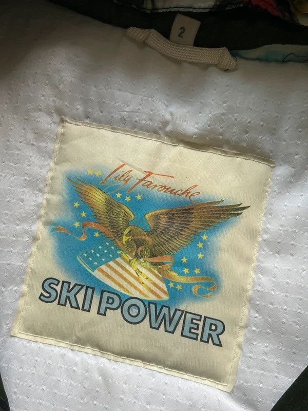 Other Ski Power Sz 2 / S Women's Satin Ski Vest 1980s - 1990's Size S / US 4 / IT 40 - 12 Thumbnail
