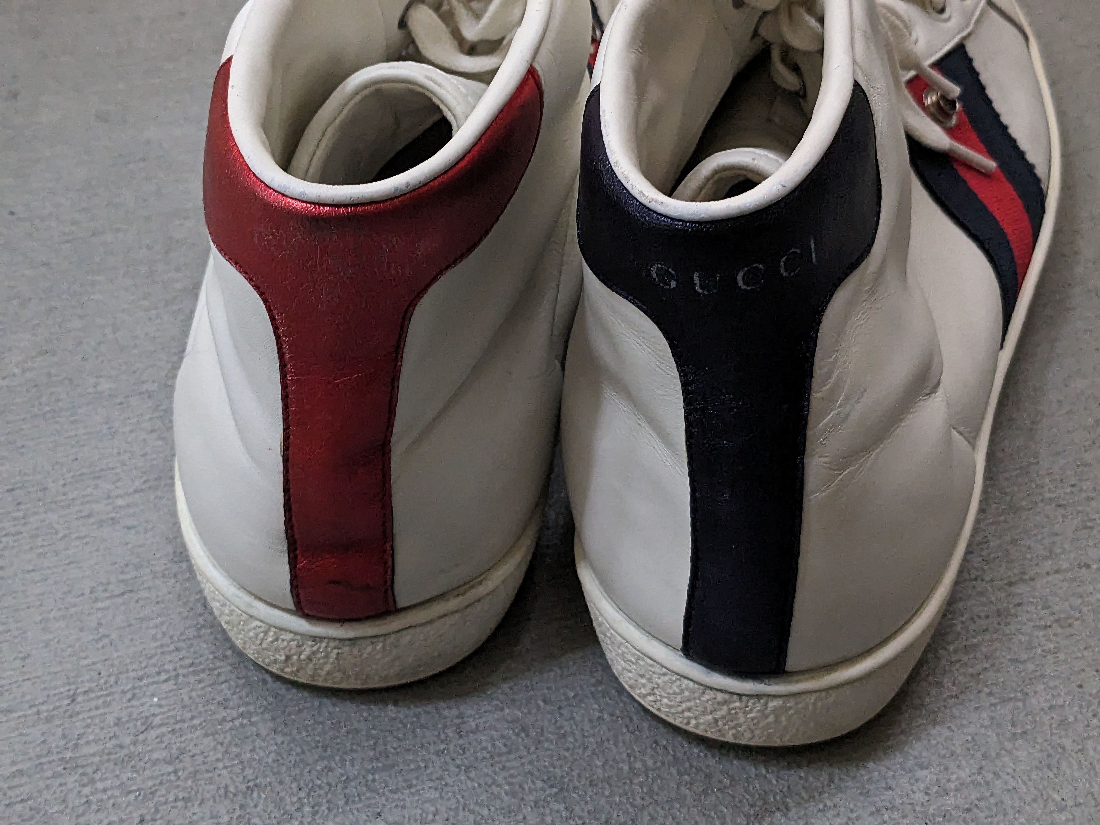 Gucci Gucci Ace Sneakers Size 9 White Leather High Tops Size US 9 / EU 42 - 17 Thumbnail