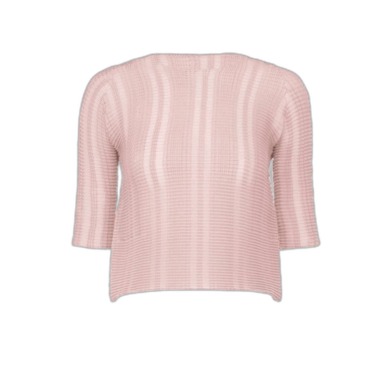 Issey Miyake Issey Miyake Waffle Top in Pink-yf Size US M / EU 48-50 / 2 - 1 Thumbnail