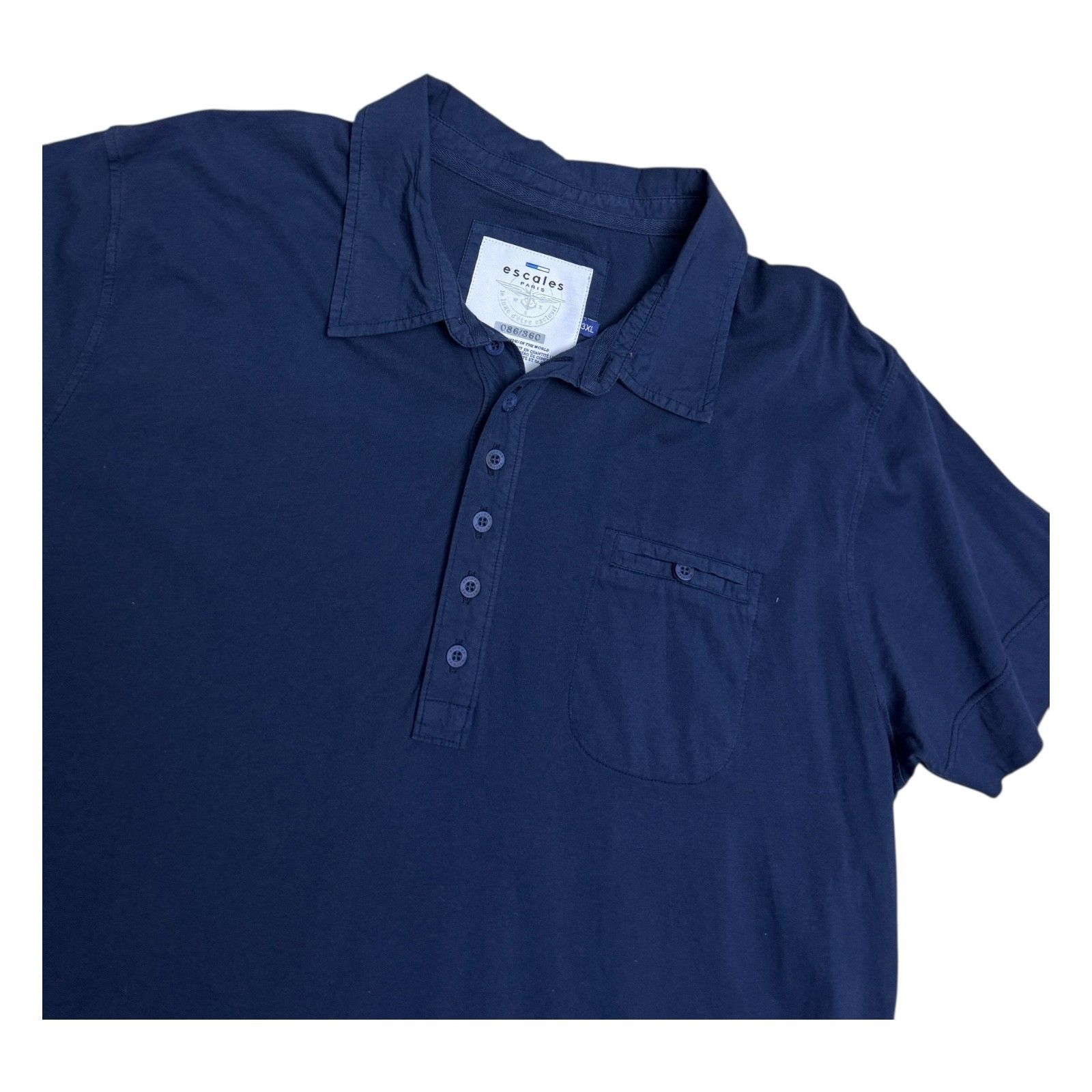 Other ESCALES PARIS Limited 86 of 360 Designer Polo Tee Shirt XL Size US XL / EU 56 / 4 - 5 Thumbnail