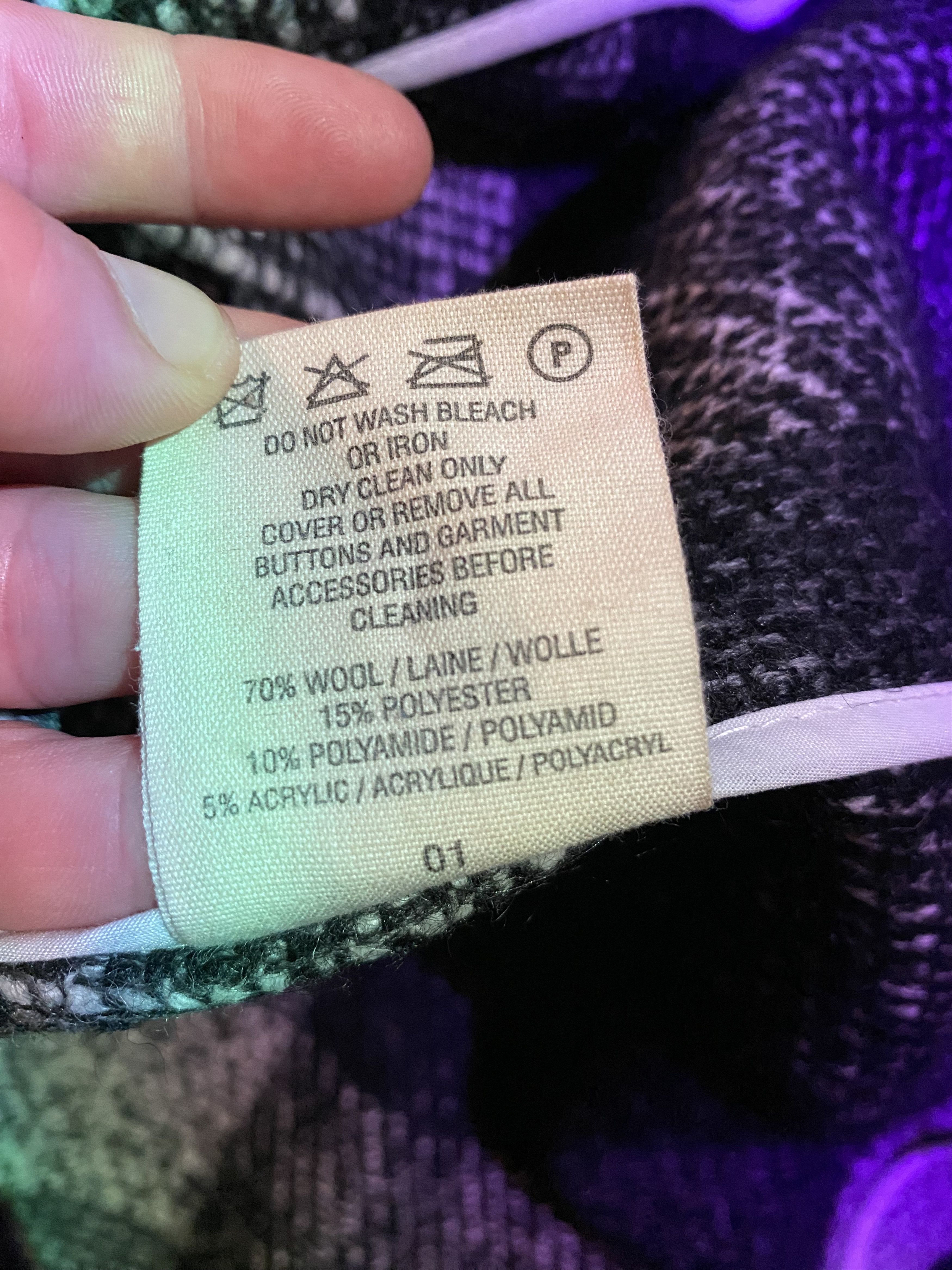 Palace Palace wool jacket (Made in England) Size US L / EU 52-54 / 3 - 4 Thumbnail