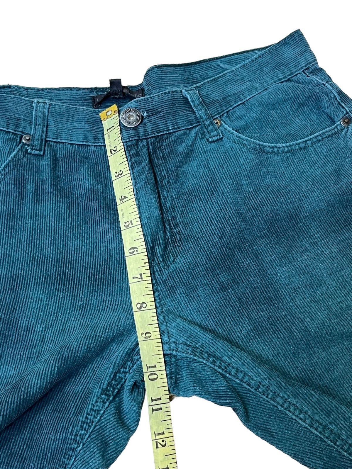 In The Attic IN THE ATTIC GREEN CORDUROY JEANS Size US 33 - 18 Thumbnail
