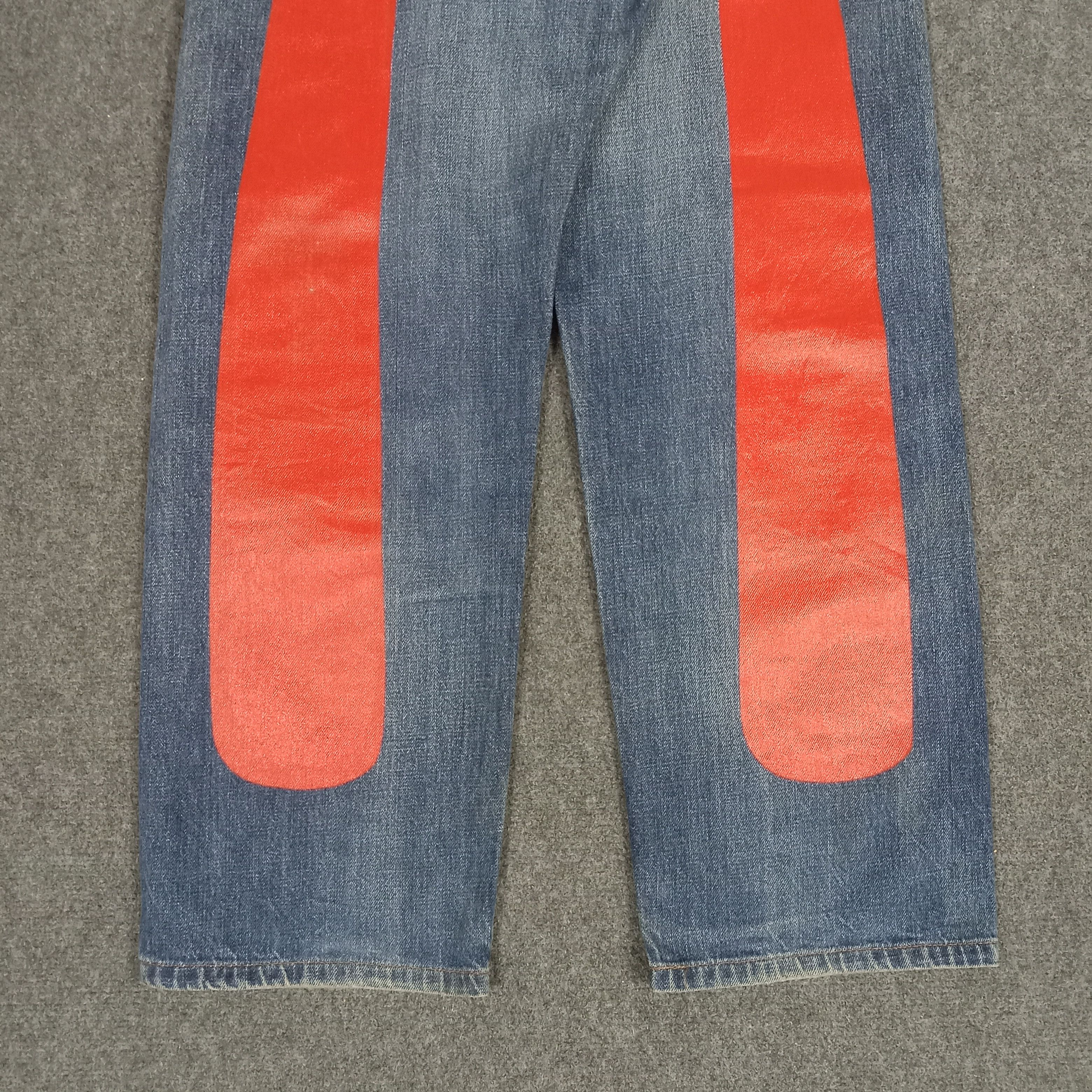 Evisu Evisu Japanese Brand Daicock Custom Art Denim Jeans Size US 29 - 3 Thumbnail