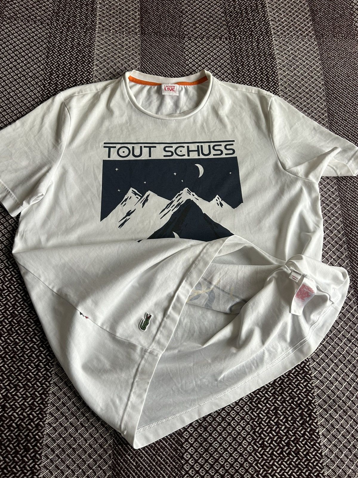 Lacoste Lacoste Live T-shirt Big Logo Graphic Print Tee Size 5 / L Size US L / EU 52-54 / 3 - 9 Thumbnail