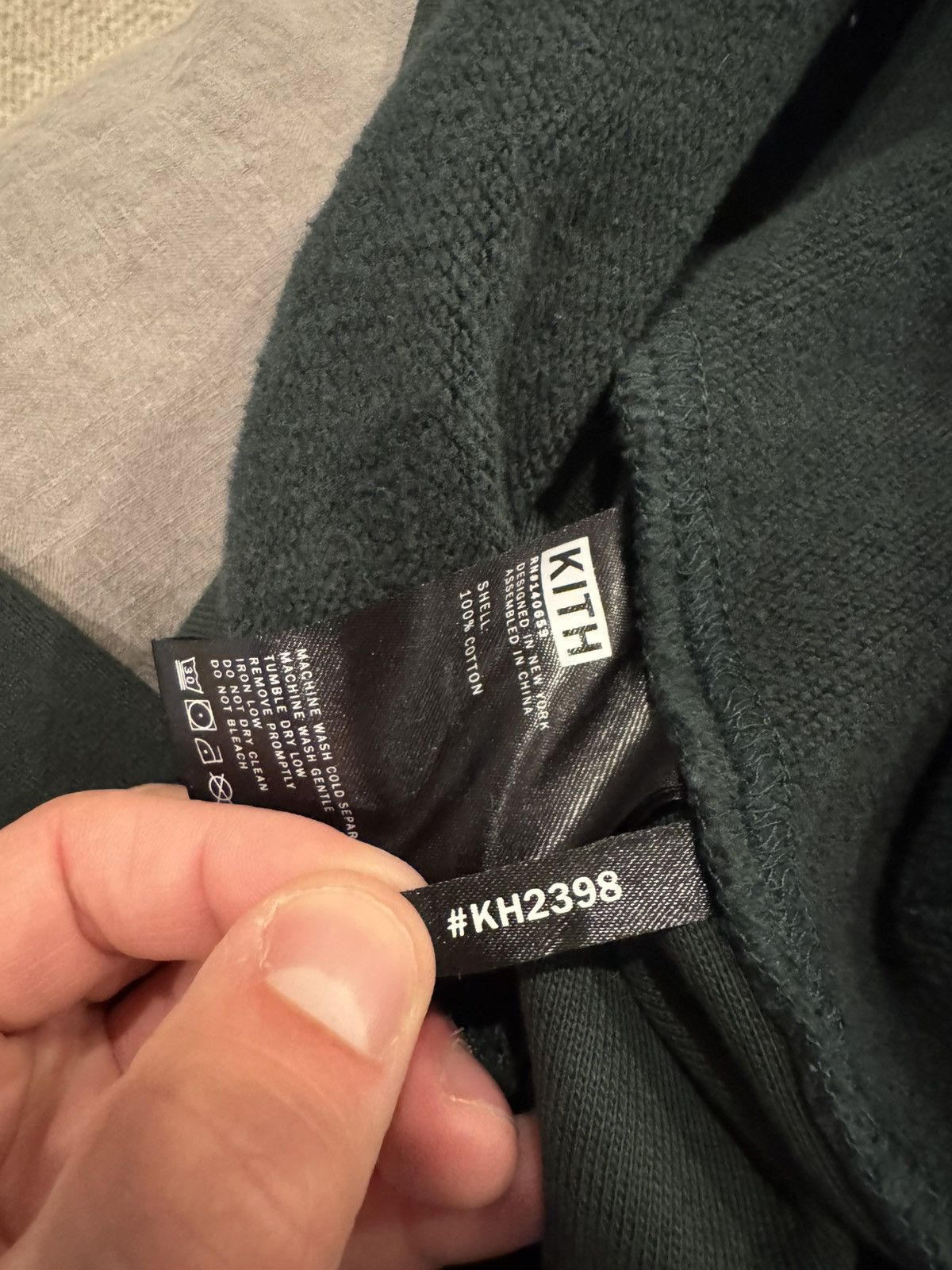 Kith Kith Green Cotton Terry Cloth Hoodie Size US M / EU 48-50 / 2 - 6 Thumbnail