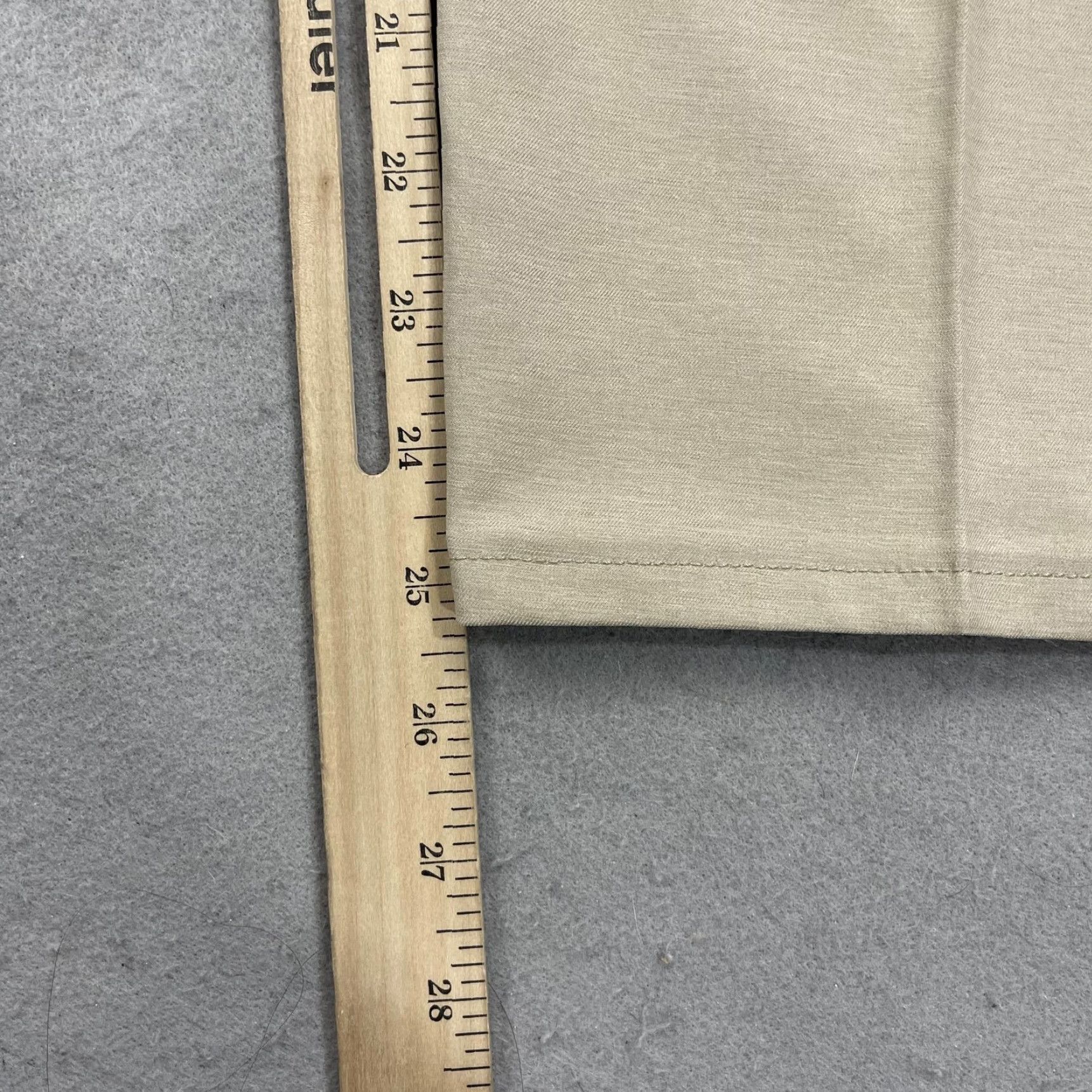 Vintage Dunning Golf Pants Mens 40x25 Beige Stretch Knit Khakis Casual Straight Leg Pockets Zip Fly 40/30 Regular Modern Performance Bottoms Size US 40 / EU 56 - 8 Thumbnail