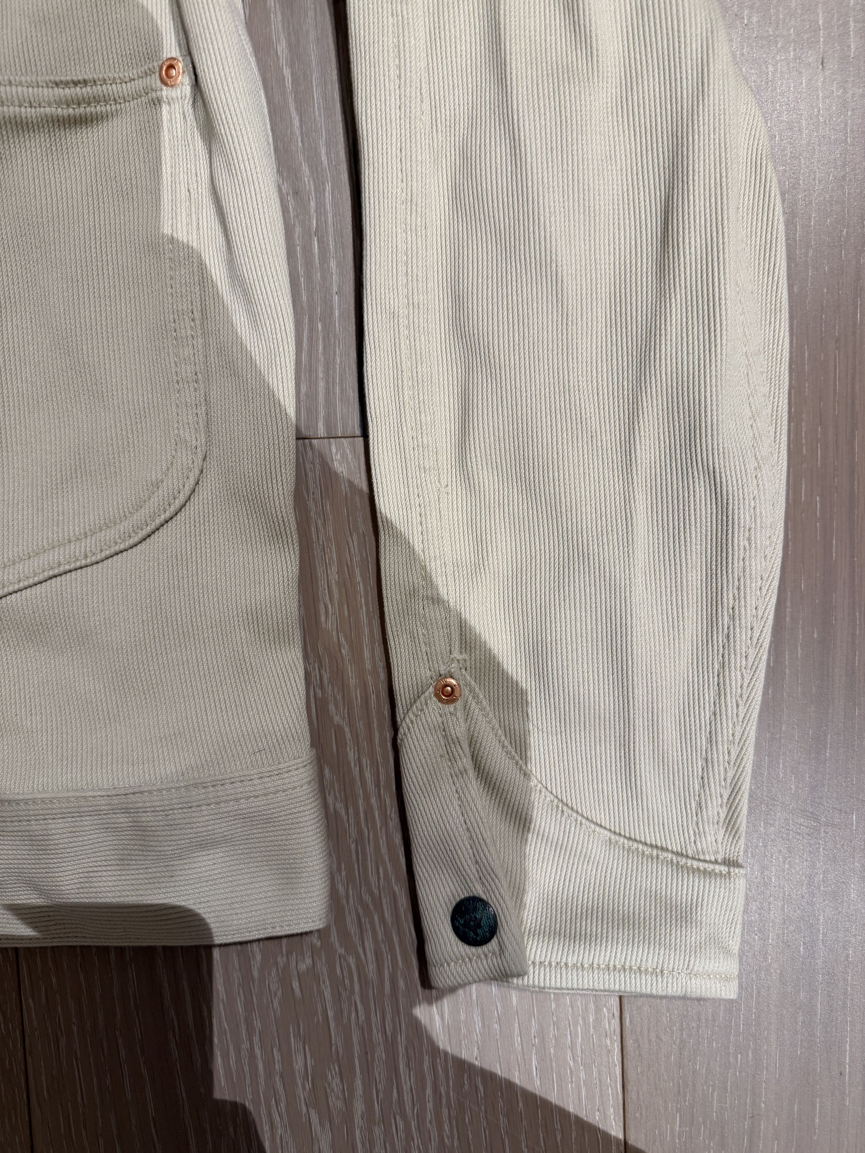 WYTHE 💚 Wythe Bedford Cord Ranch Jacket Off White USA Medium NEW Size US M / EU 48-50 / 2 - 9 Thumbnail