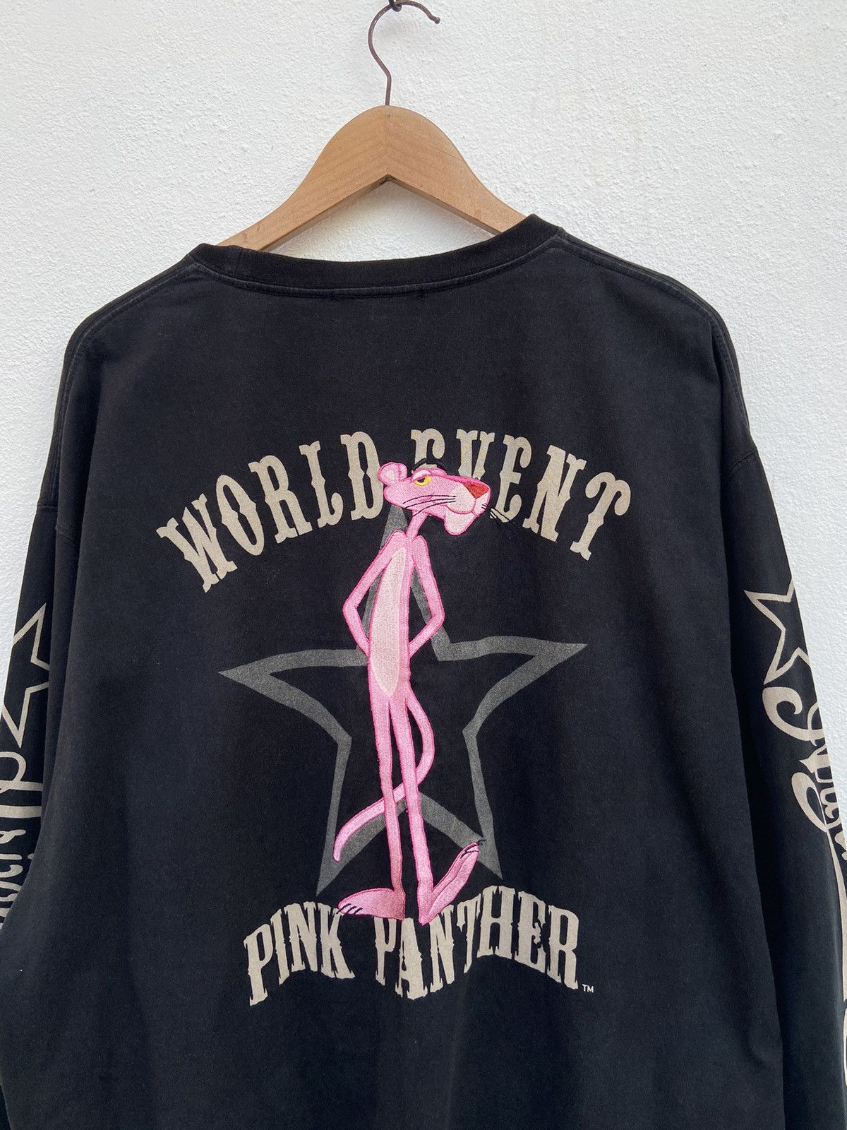 Flagstuff 🔥 Rare Pink Panther X Flaggstaff t shirt long sleeve Size US XL / EU 56 / 4 - 2 Thumbnail
