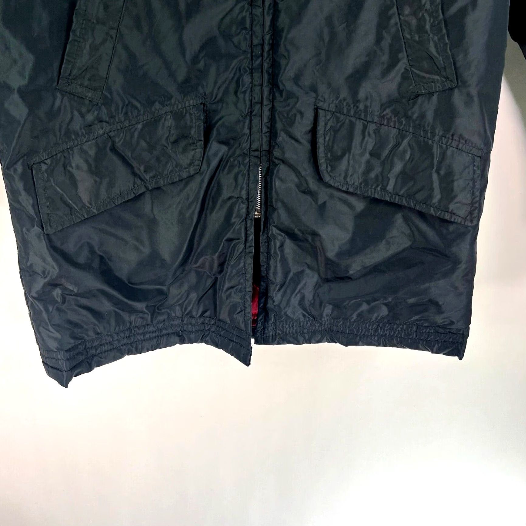 Lee VINTAGE Lee Storm Rider Parka Jacket Mens L Black Detachable Hood USA Made Size US L / EU 52-54 / 3 - 3 Thumbnail