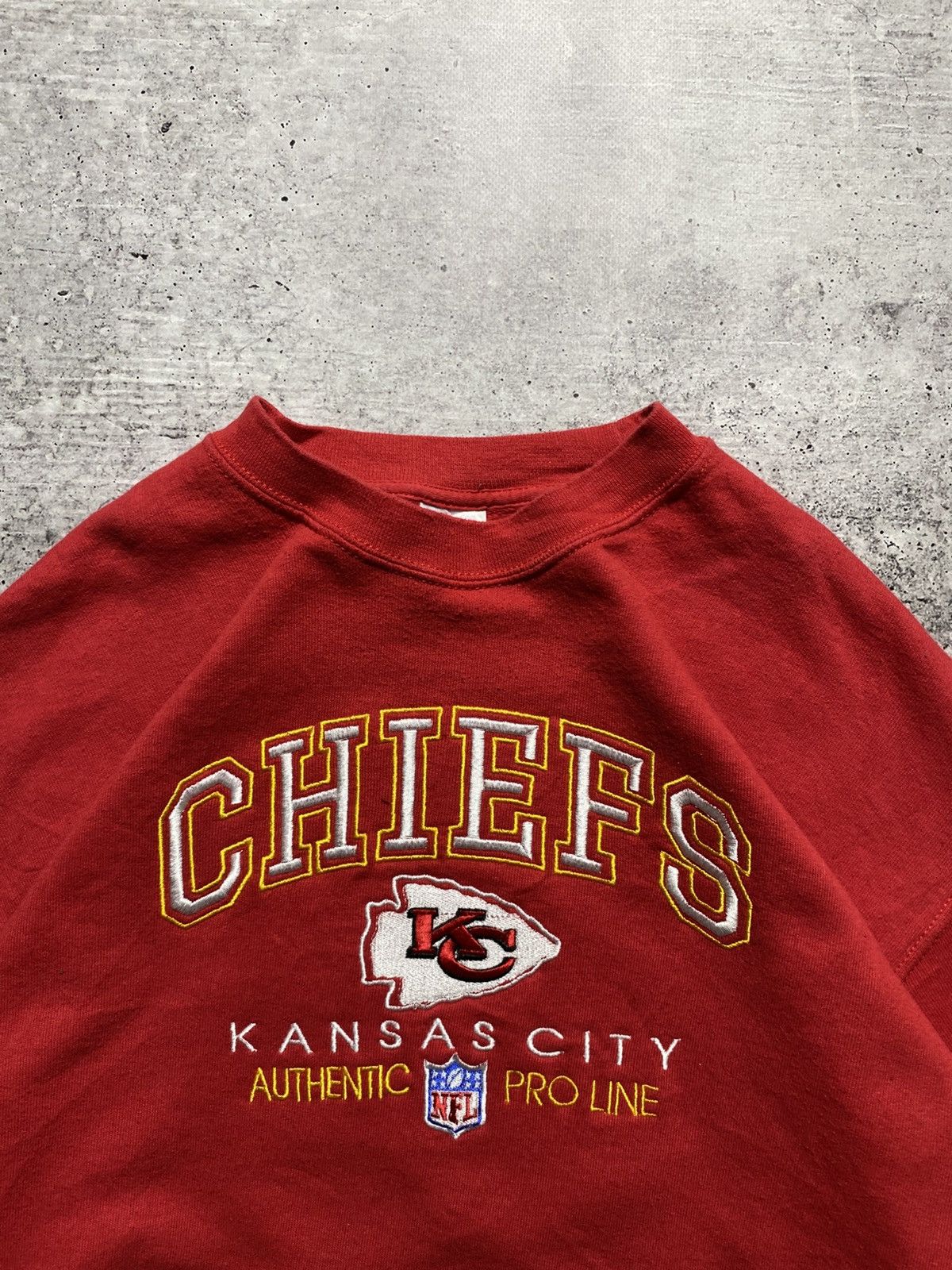 NFL × Vintage Chiefs vintage NFL sweatshirt Size US XL / EU 56 / 4 - 7 Thumbnail