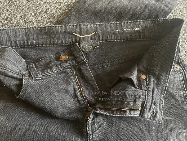 Saint Laurent Paris Saint Laurent D21 Slim Fit Jeans. Size US 30 / EU 46 - 5 Thumbnail