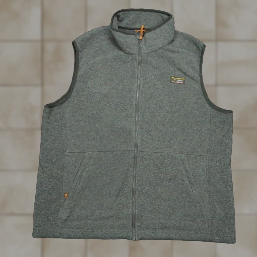 Vintage VINTAGE LL Bean Vest Men XL Gray Mountain Classic Fleece Full Zip Pockets Size US XL / EU 56 / 4 - 1 Thumbnail