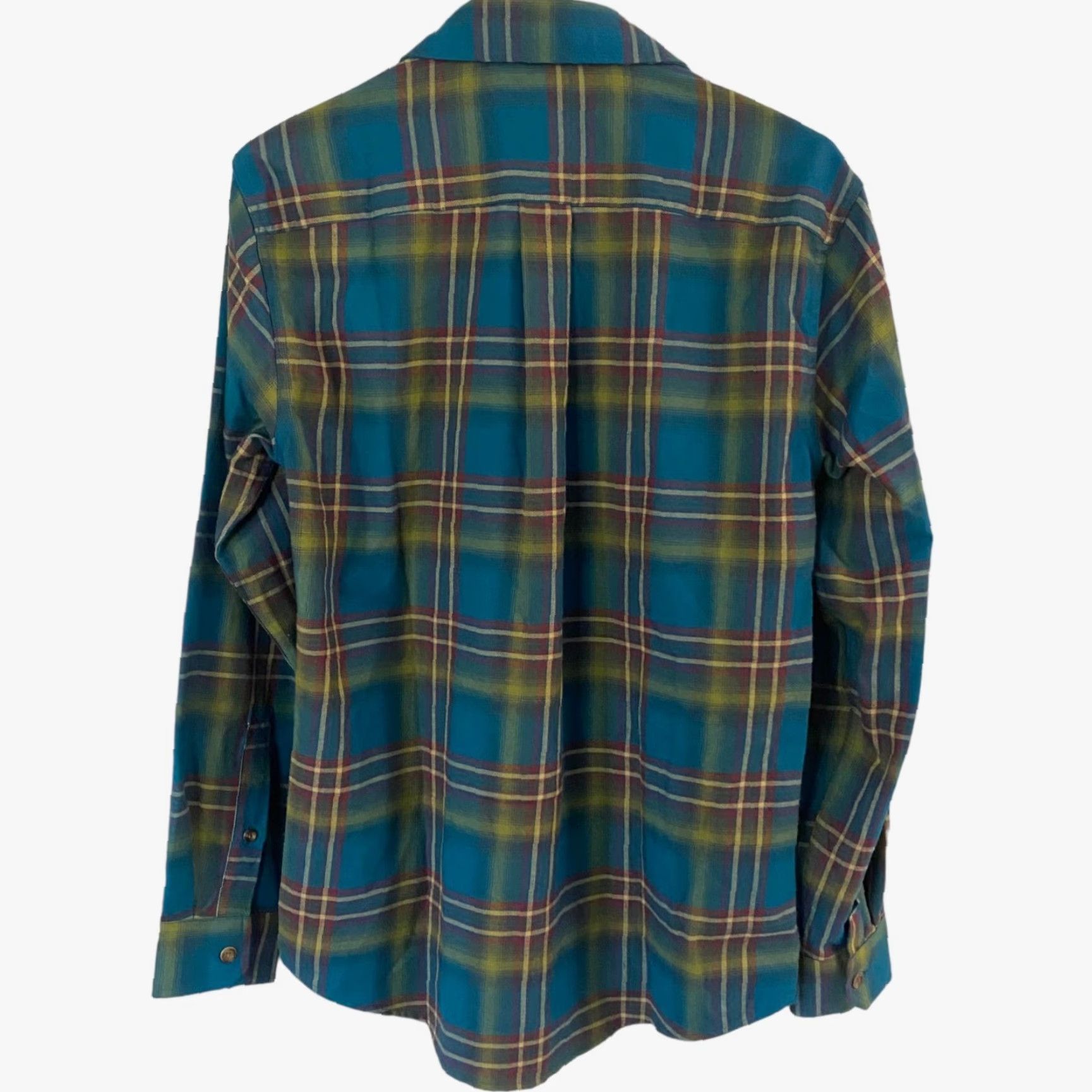 Eddie Bauer VINTAGE Eddie Bauer Button Up Flannel Shirt Blue Green Plaid Mens Small S Outerwear Size US S / EU 44-46 / 1 - 3 Thumbnail