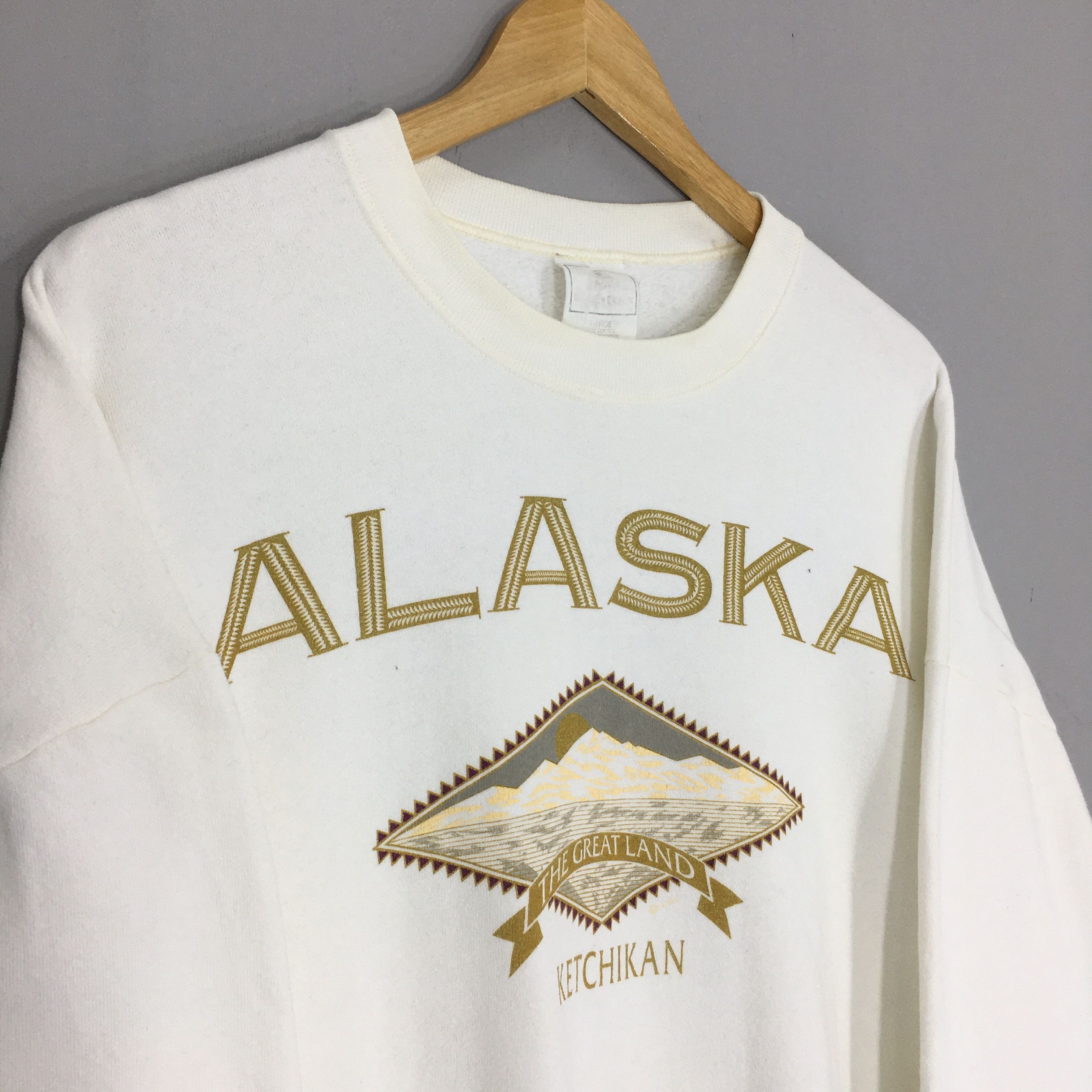 Vintage Vintage Alaska The Great Land Ketchikan Sweatshirt XLarge Size US XL / EU 56 / 4 - 3 Thumbnail