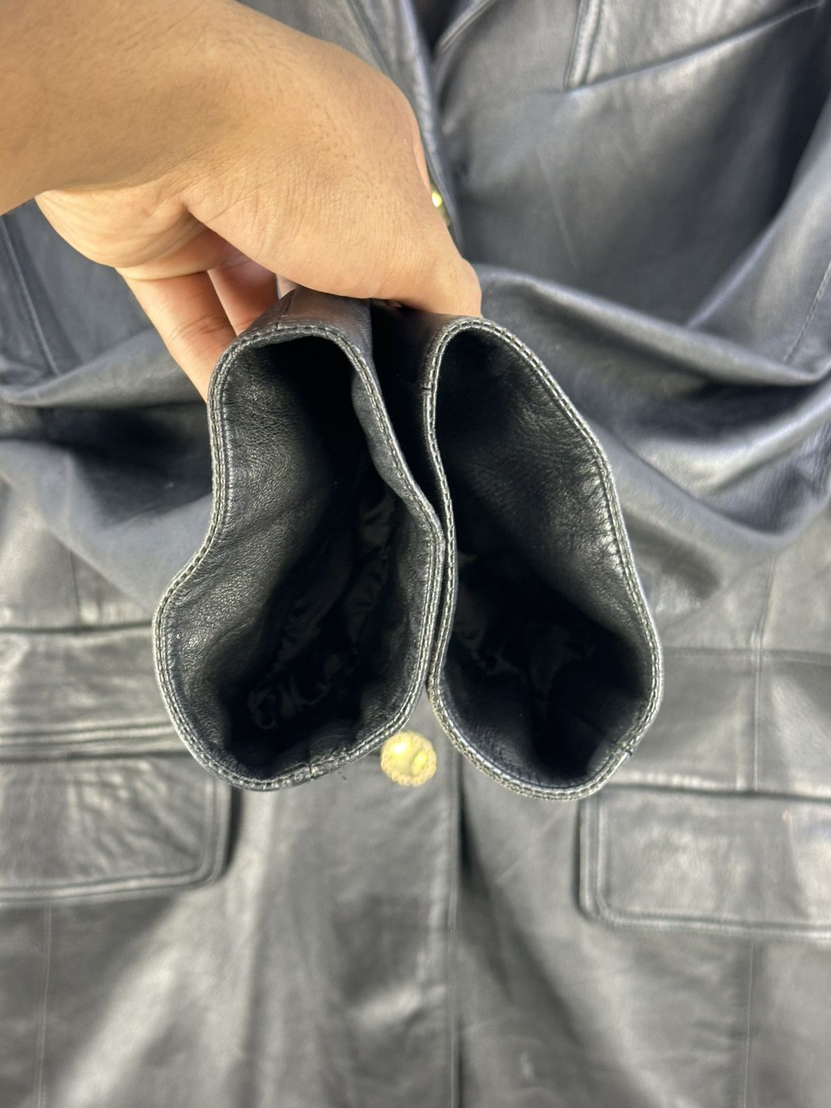 Japanese Brand Artpil Long Leather Jacket Size M / US 6-8 / IT 42-44 - 9 Thumbnail