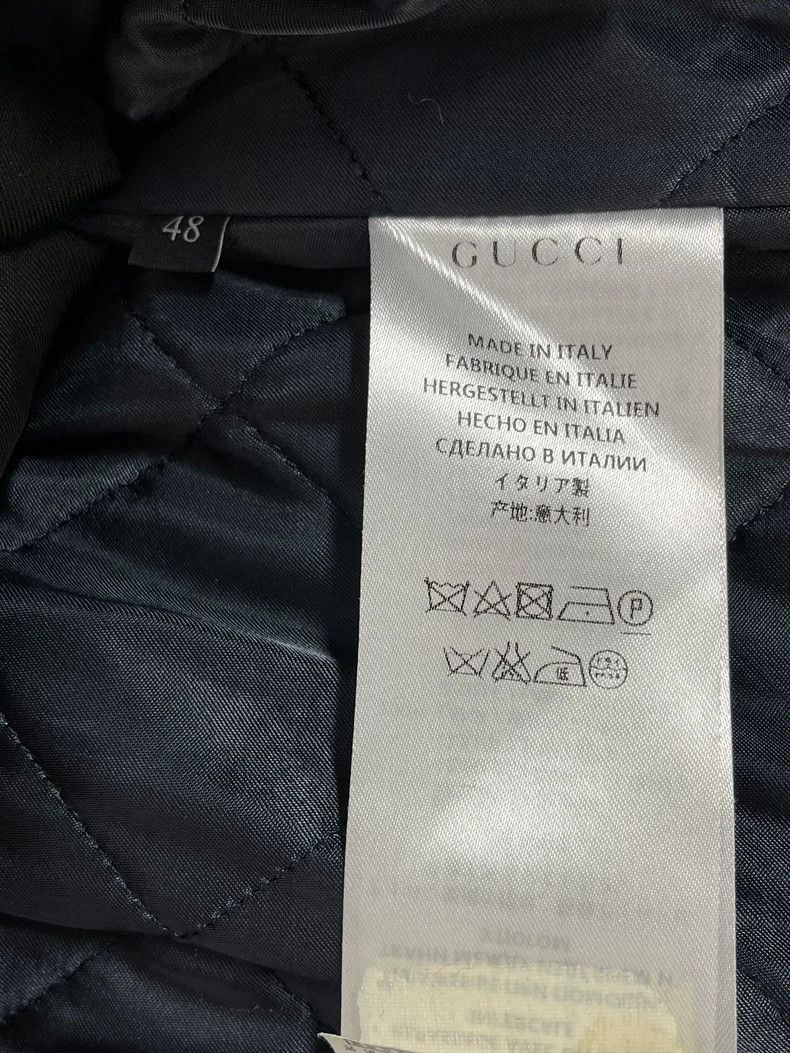Gucci Gucci Dark blue double-breasted wool coat jacket 2502-Nexta Size US M / EU 48-50 / 2 - 7 Thumbnail