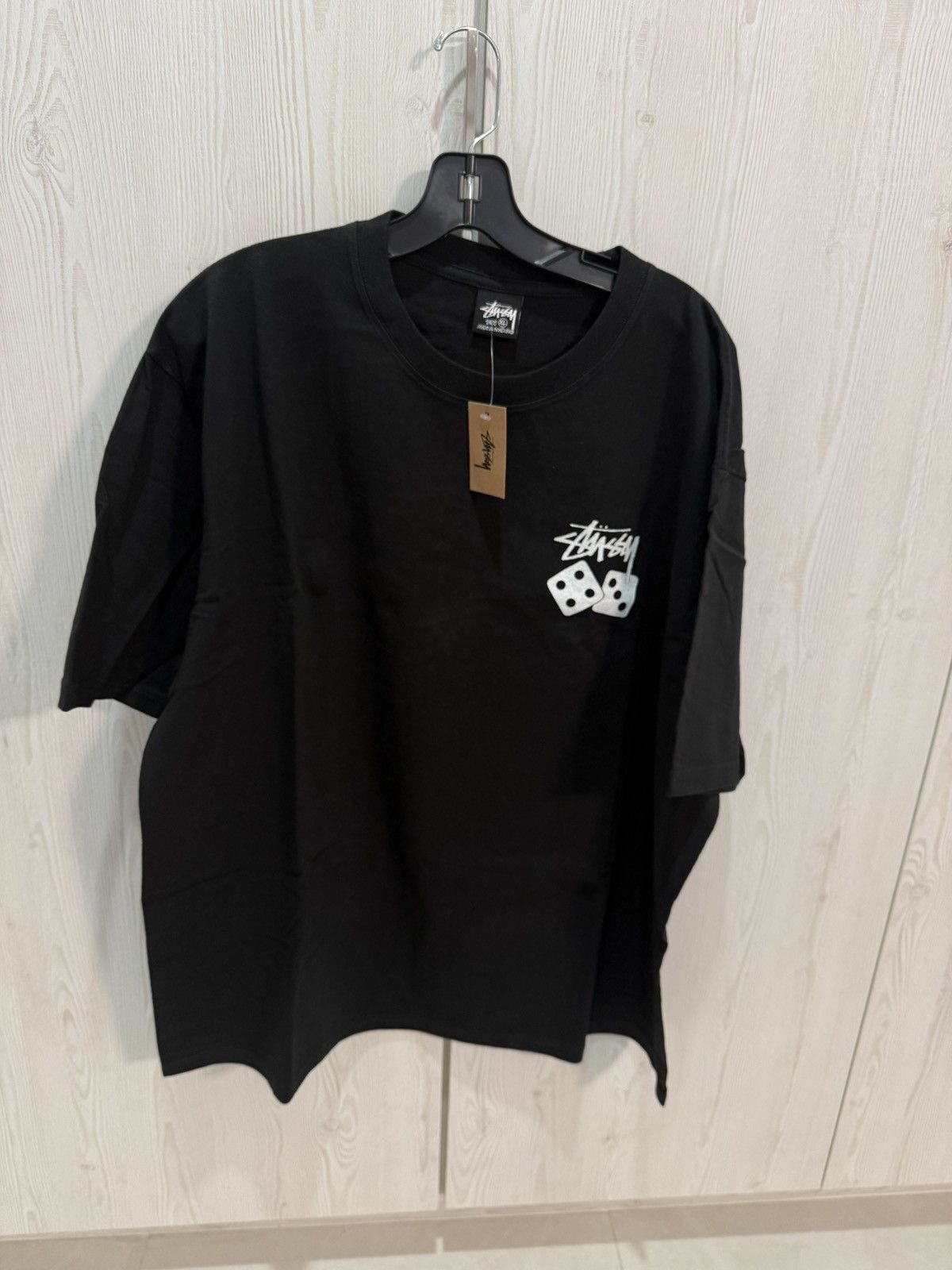 Stussy Stussy Dice Pigment Dyed Tee 'Black' Size XL Size US XL / EU 56 / 4 - 1 Thumbnail