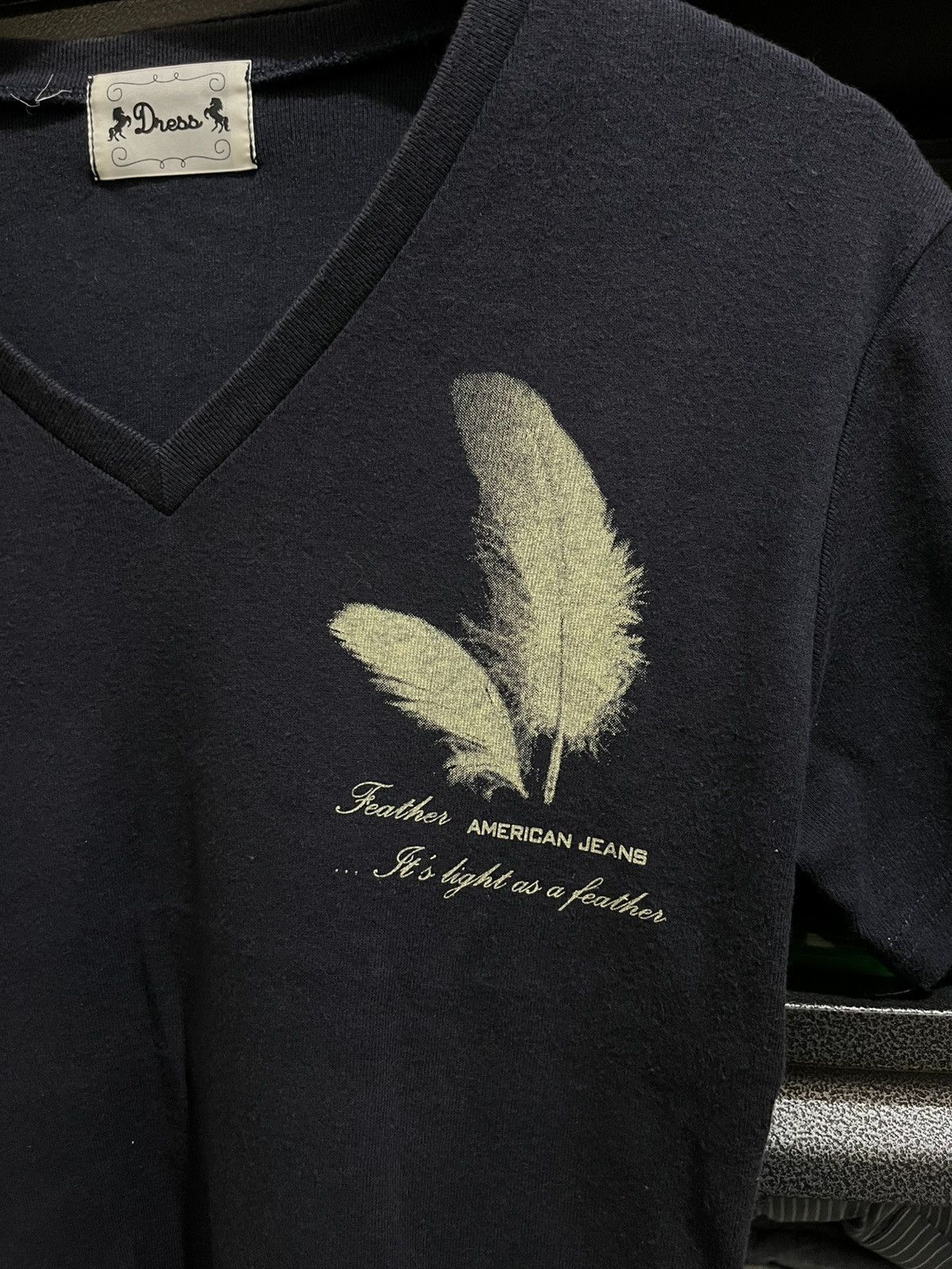 If Six Was Nine × Japanese Brand × Le Grande Bleu (L.G.B.) Dress feather tees Size US XS / EU 42 / 0 - 2 Thumbnail