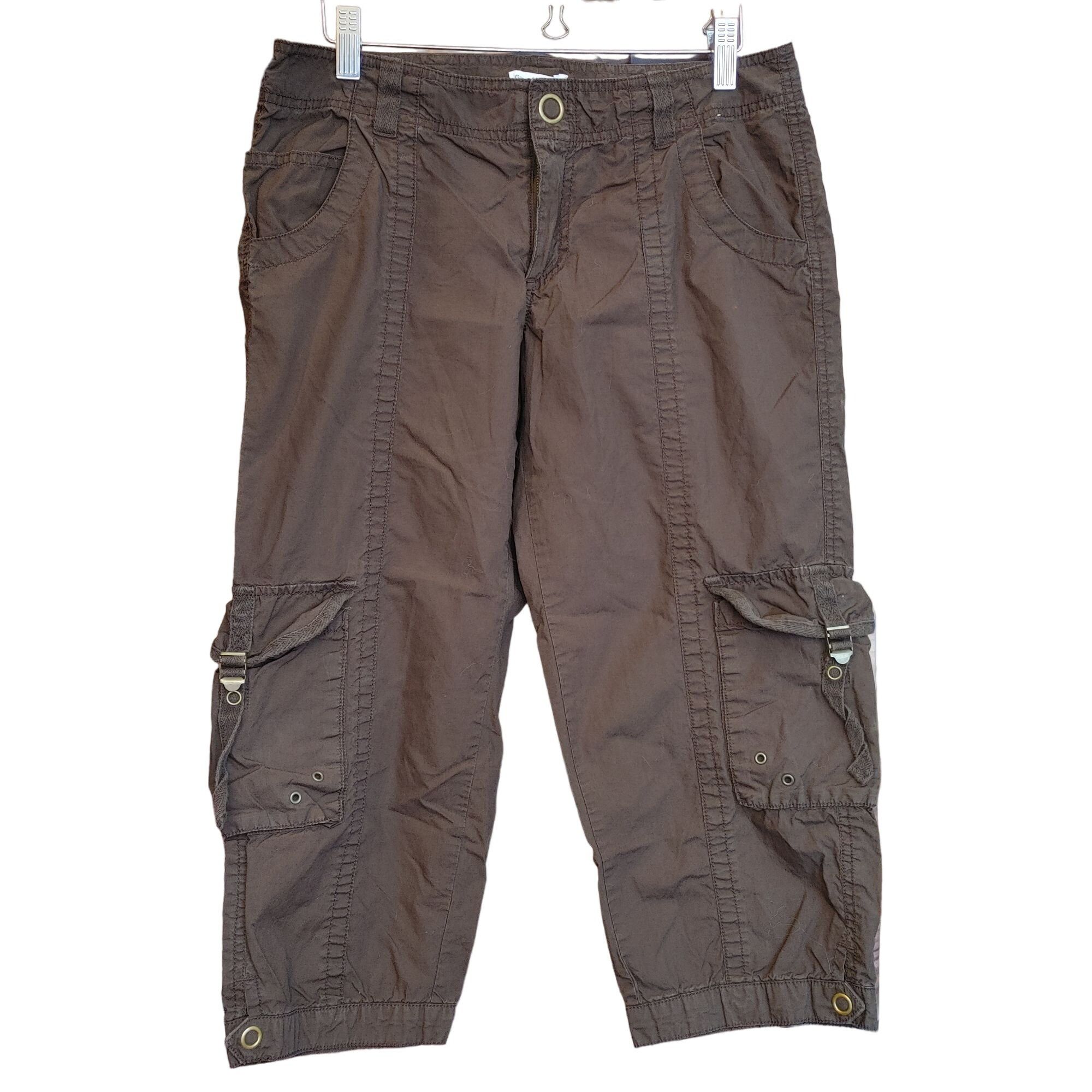 Other Gap Surplus Women's Brown Cargo Capri Pants 6 Size 28" / US 6 / IT 42 - 1 Thumbnail