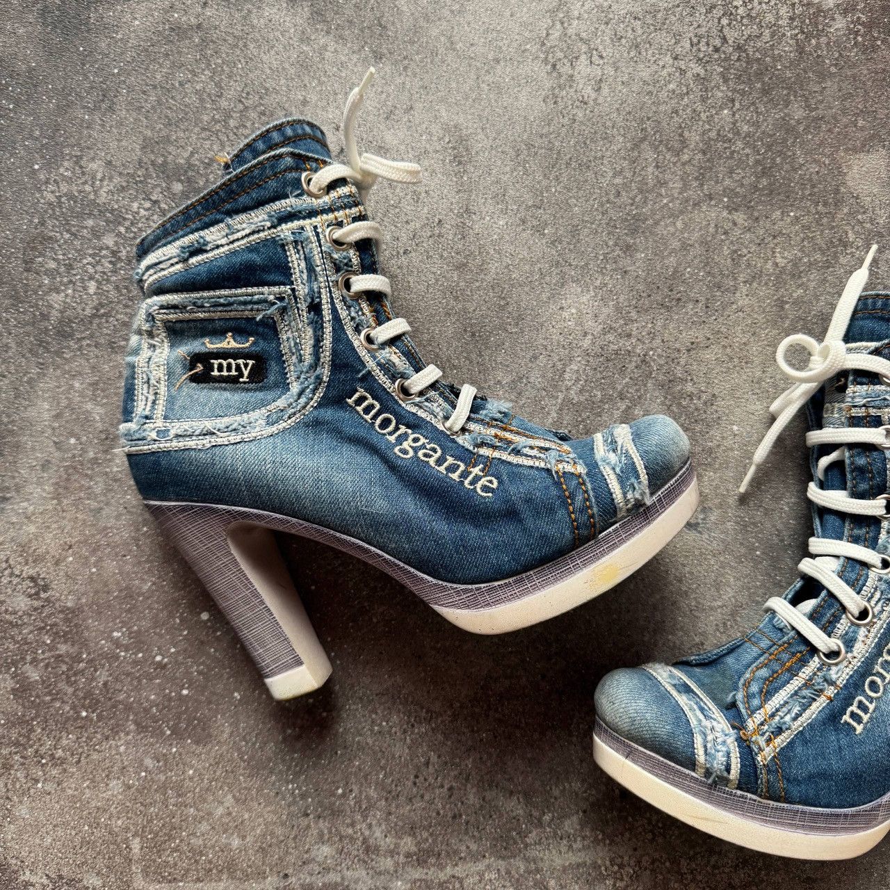 Hysteric Glamour Super Sexy Y2K Vintage Glam Heel Boots Size US 8 / IT 38 - 3 Thumbnail