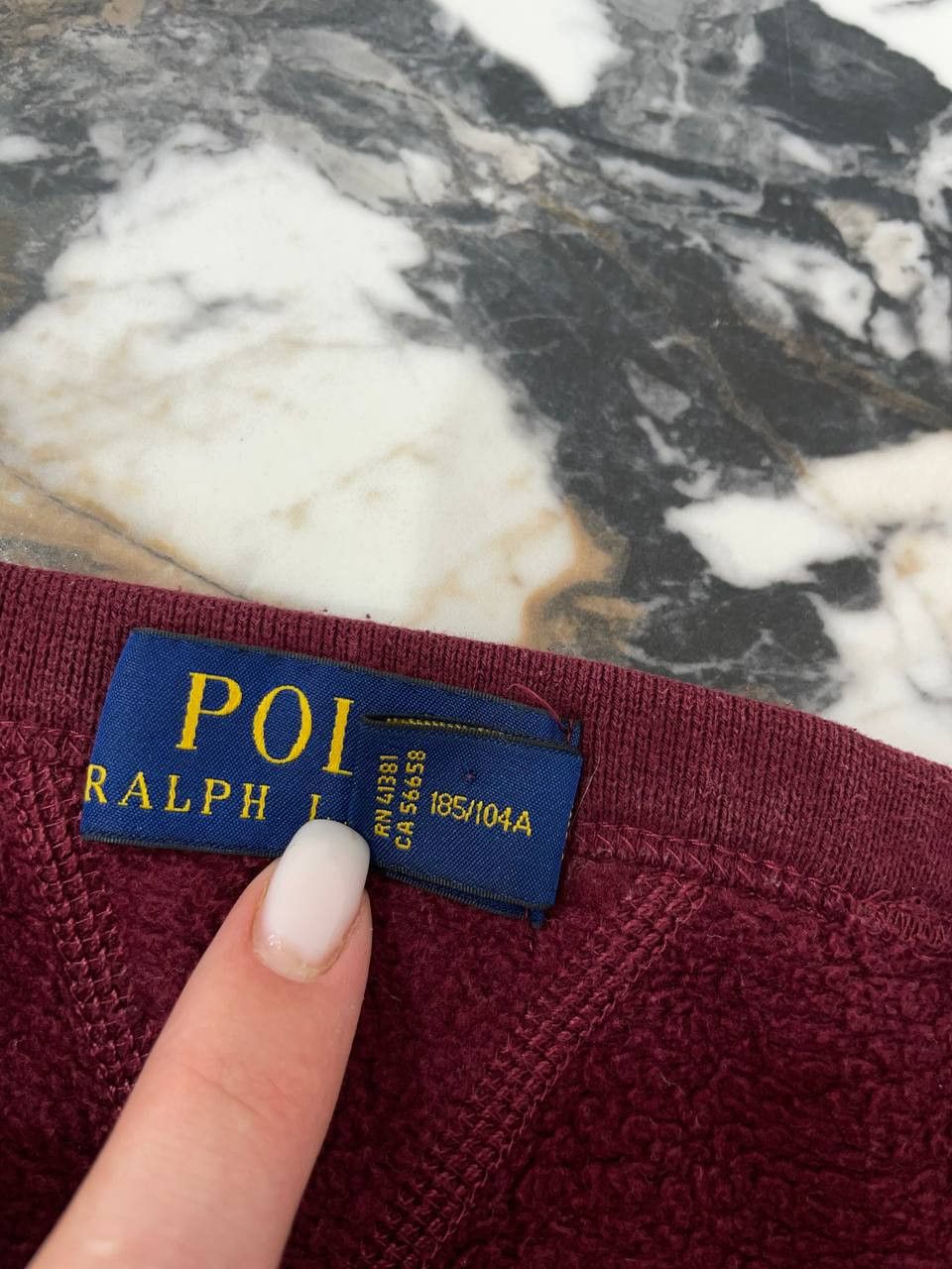 Polo Ralph Lauren Men's Polo Ralph Lauren burgundy pullover sweater, size XL Size US XL / EU 56 / 4 - 9 Thumbnail