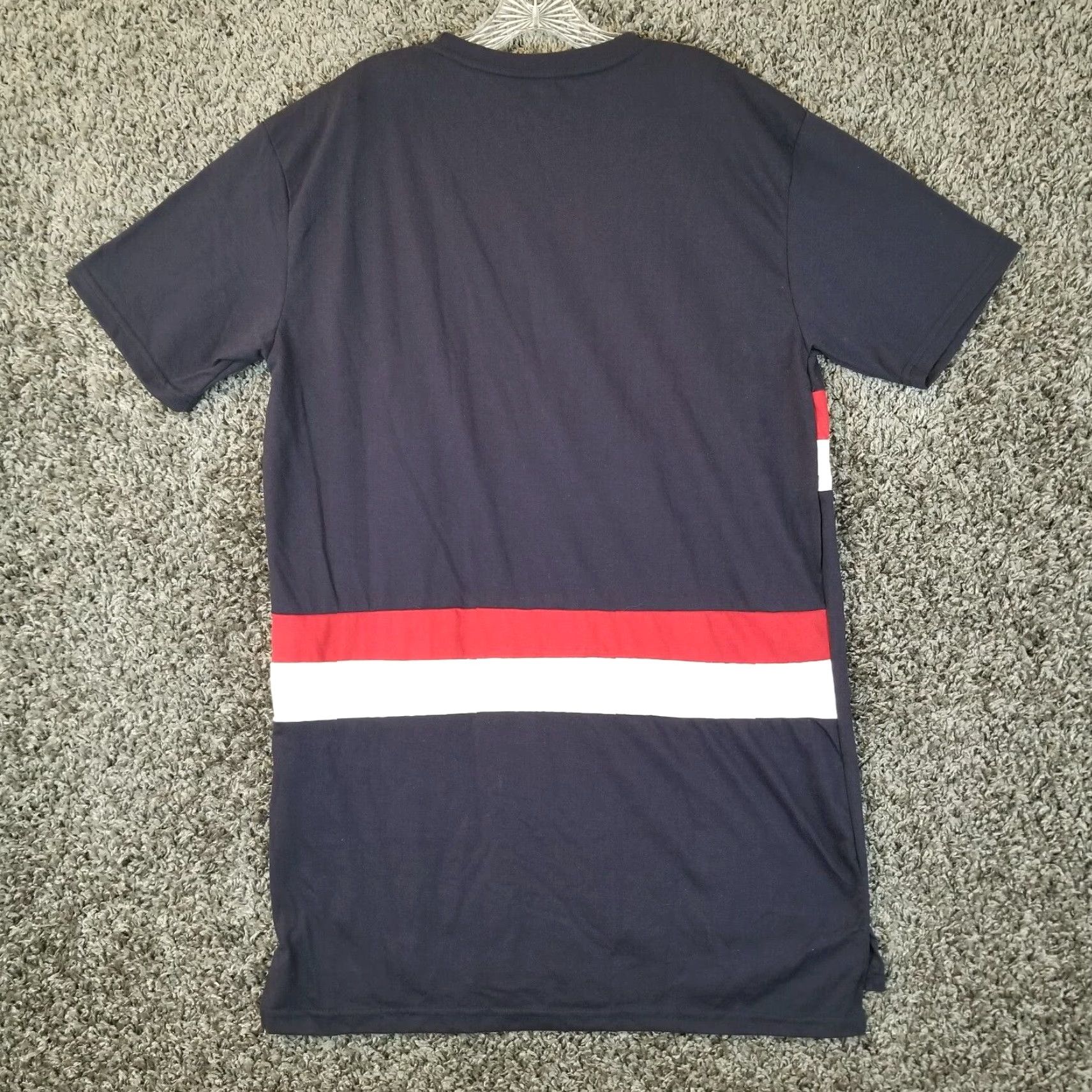 Vintage VINTAGE Okito T-Shirt Mens 2XL Blue Red White Short Sleeve Extra Long Size US XXL / EU 58 / 5 - 5 Thumbnail