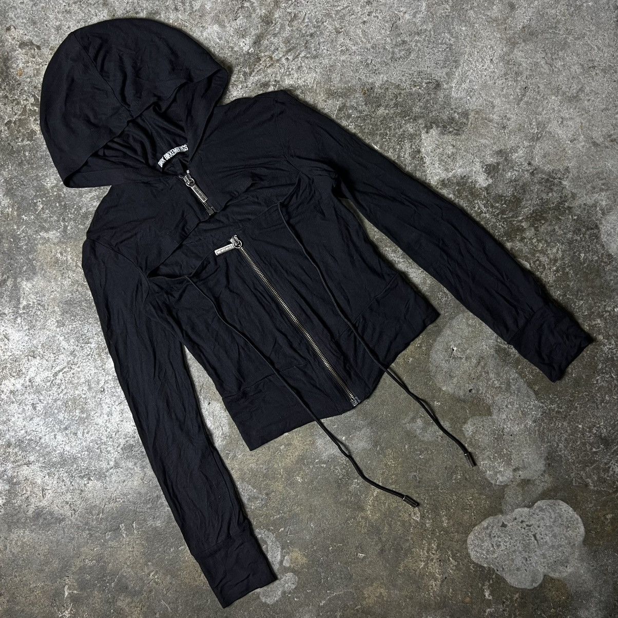 Dirk Bikkembergs Dirk Bikkembergs - Double Zip Cutout Hooded Jacket Size S / US 4 / IT 40 - 2 Thumbnail