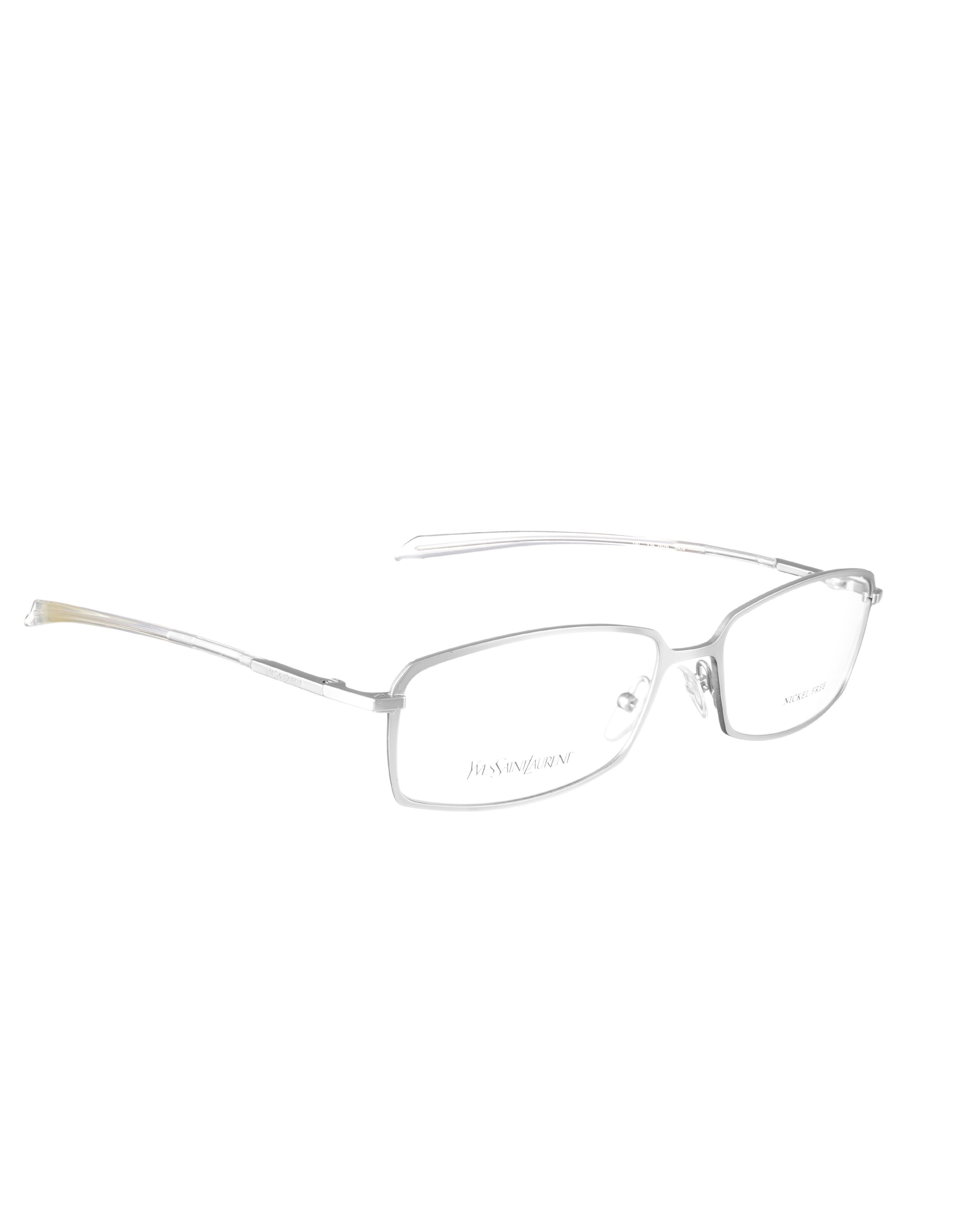 Yves Saint Laurent Yves Saint Laurent 00s Metallic Thin Glasses Size ONE SIZE - 3 Thumbnail