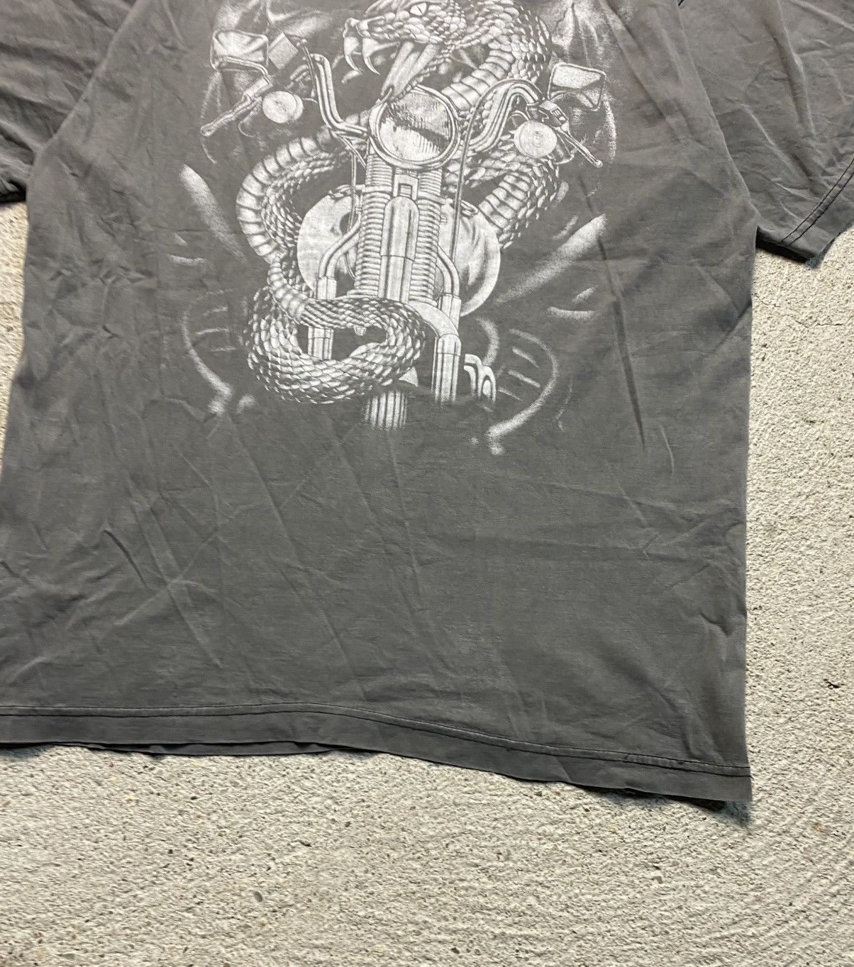 Vintage Vintage t-shirt american grey acid wash washed oversized Size US M / EU 48-50 / 2 - 4 Thumbnail