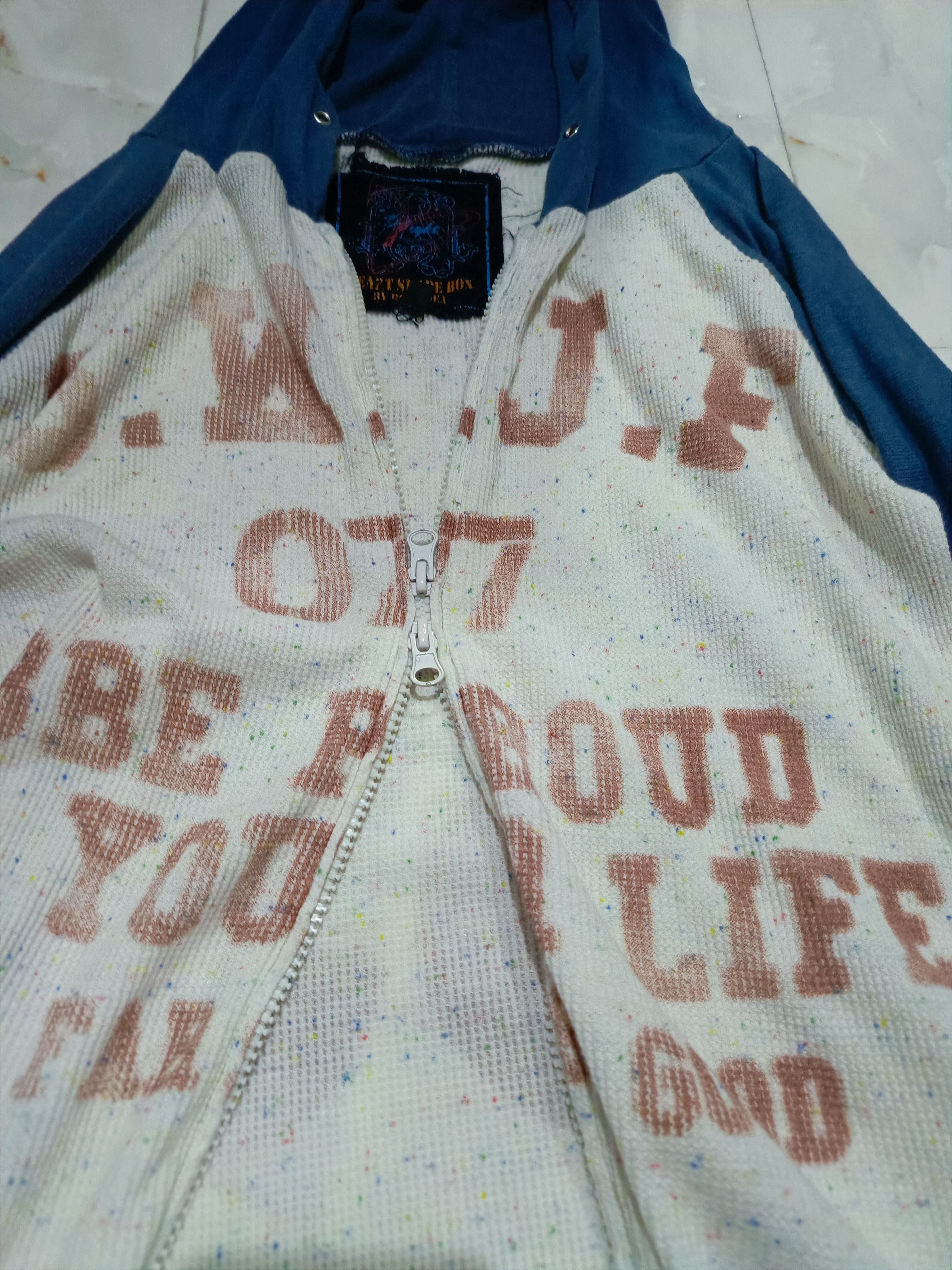 Beauty Beast 2000's Japan 2 Zip up Raglan Hoodie Bona Dea Size US M / EU 48-50 / 2 - 5 Thumbnail
