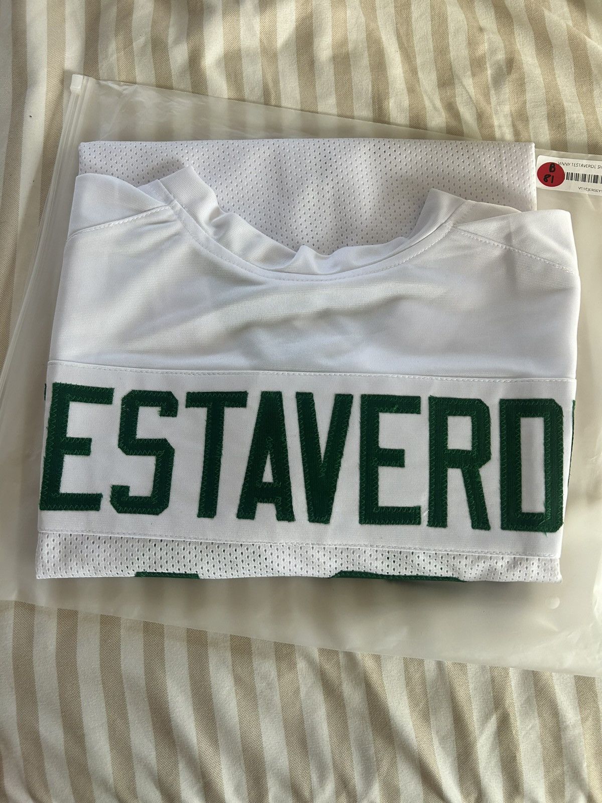 NFL Vinny Testaverde signed jersey Size US XL / EU 56 / 4 - 4 Thumbnail
