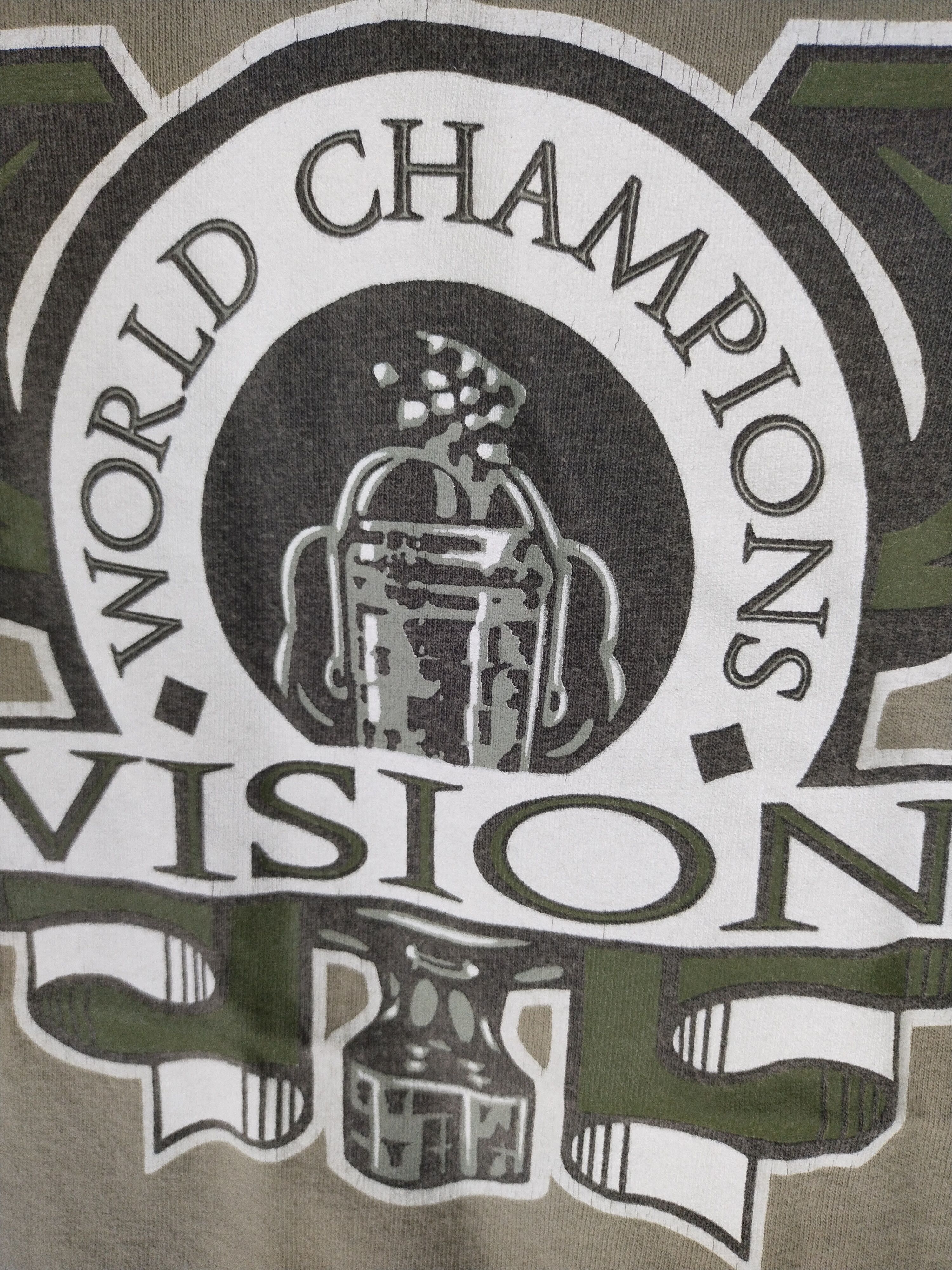 Vision Streetwear 80's Vintage Vision Streetwear World Champions Shirt Tee Size US M / EU 48-50 / 2 - 2 Thumbnail