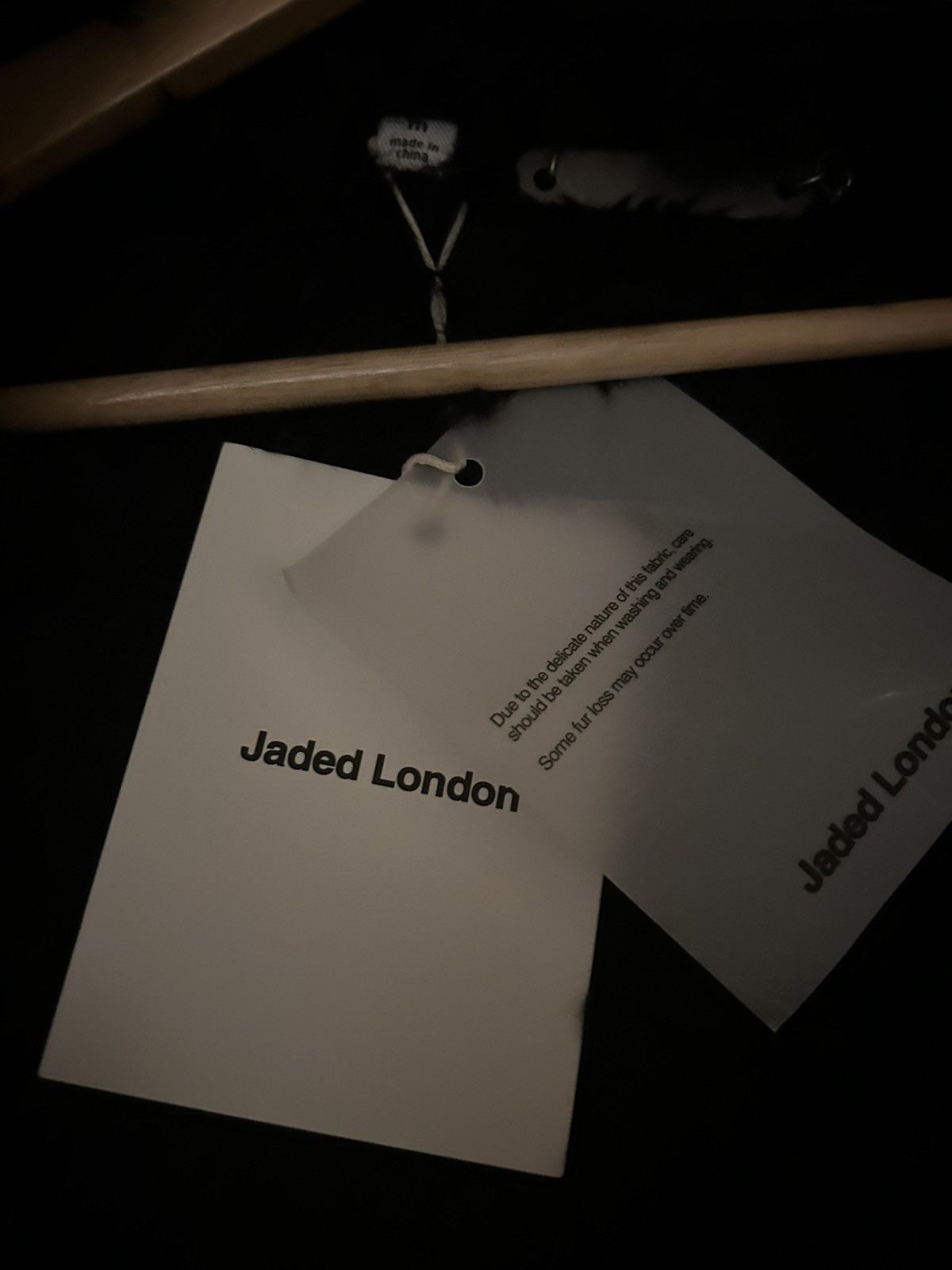 Jaded London Jaded London Black Asymmetric Shearling Jacket (With Tags) Size US M / EU 48-50 / 2 - 7 Thumbnail