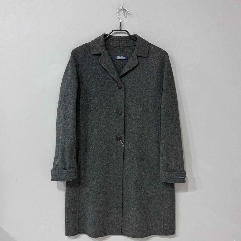 Max Mara Max Mara Dark grey wool coat Size M / US 6-8 / IT 42-44 - 1 Thumbnail