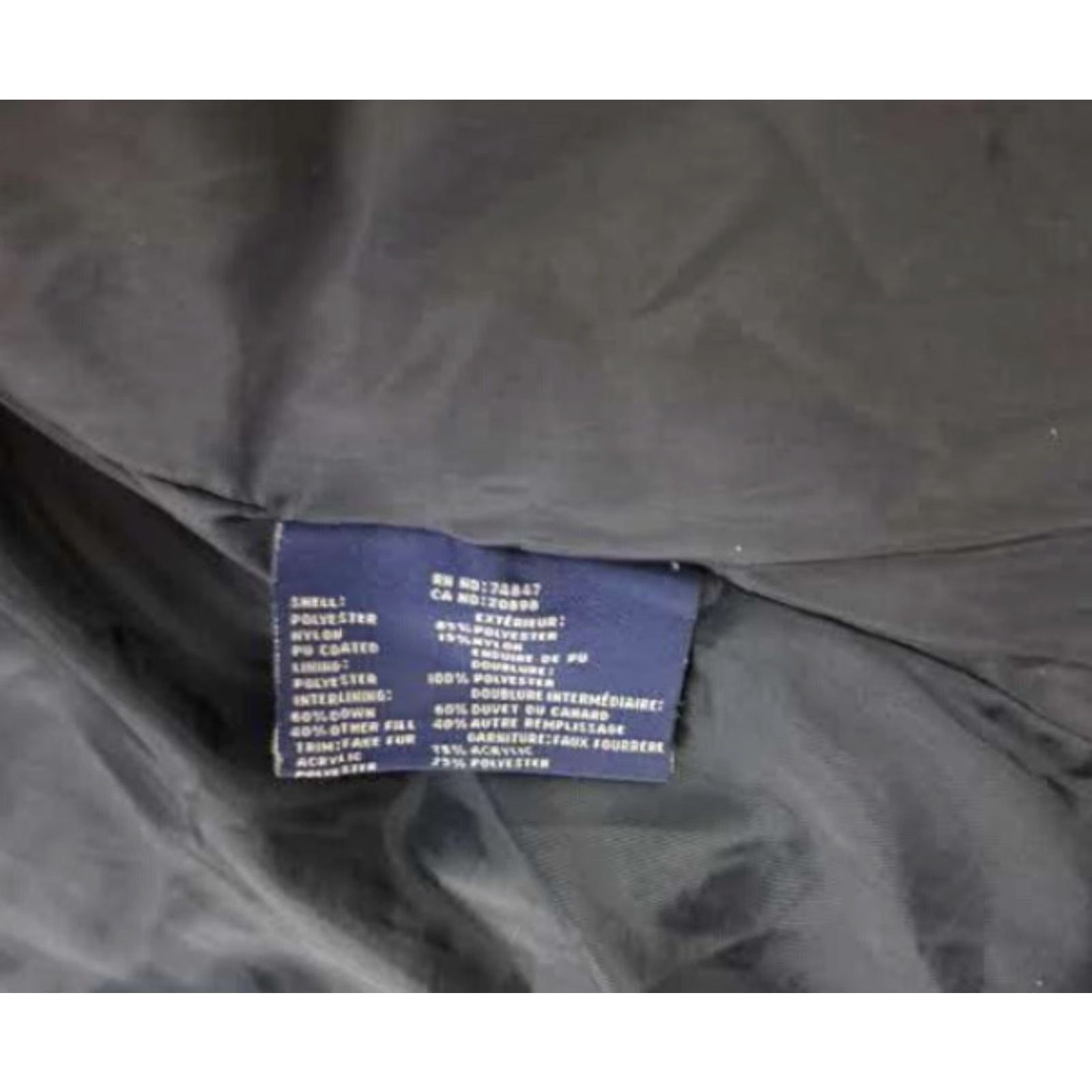 Dockers DOCKERS Jacket Full Zip Puffer Down Black Large L Unisex Adults Nylon-Polyester Softshell 25in Long Size US L / EU 52-54 / 3 - 6 Thumbnail