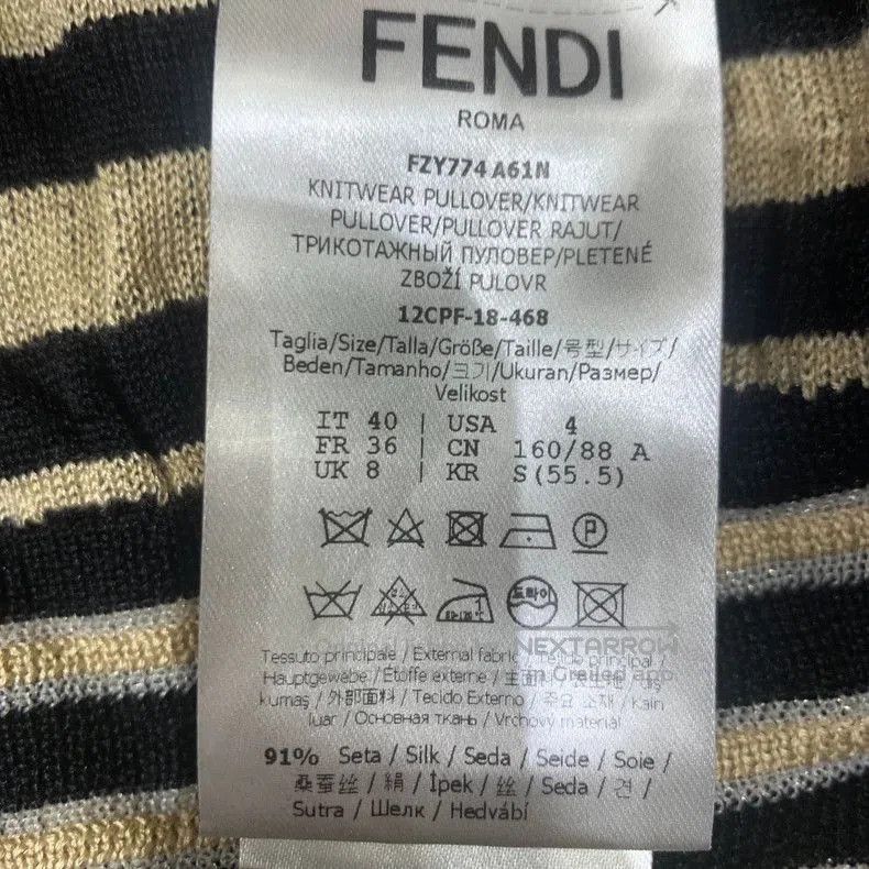 Fendi FENDI Striped Cold. Size US S / EU 44-46 / 1 - 5 Thumbnail