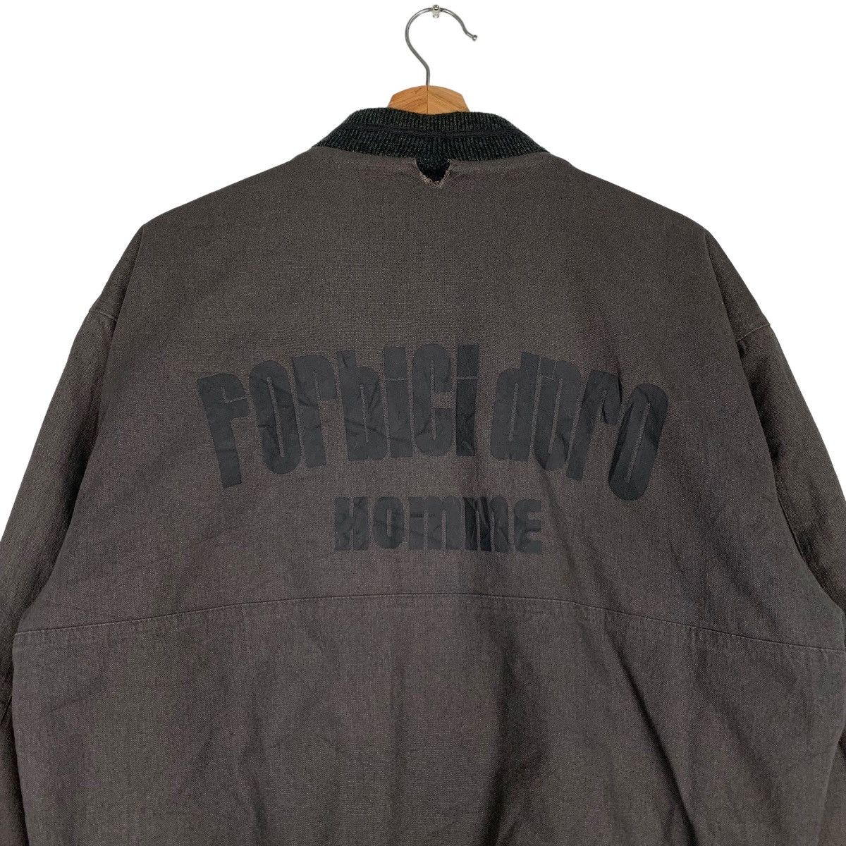 Vintage FORBICI D’ORO HOMME Big Logo Sherpa Bomber Jacket #0523-C24 Size US M / EU 48-50 / 2 - 8 Thumbnail
