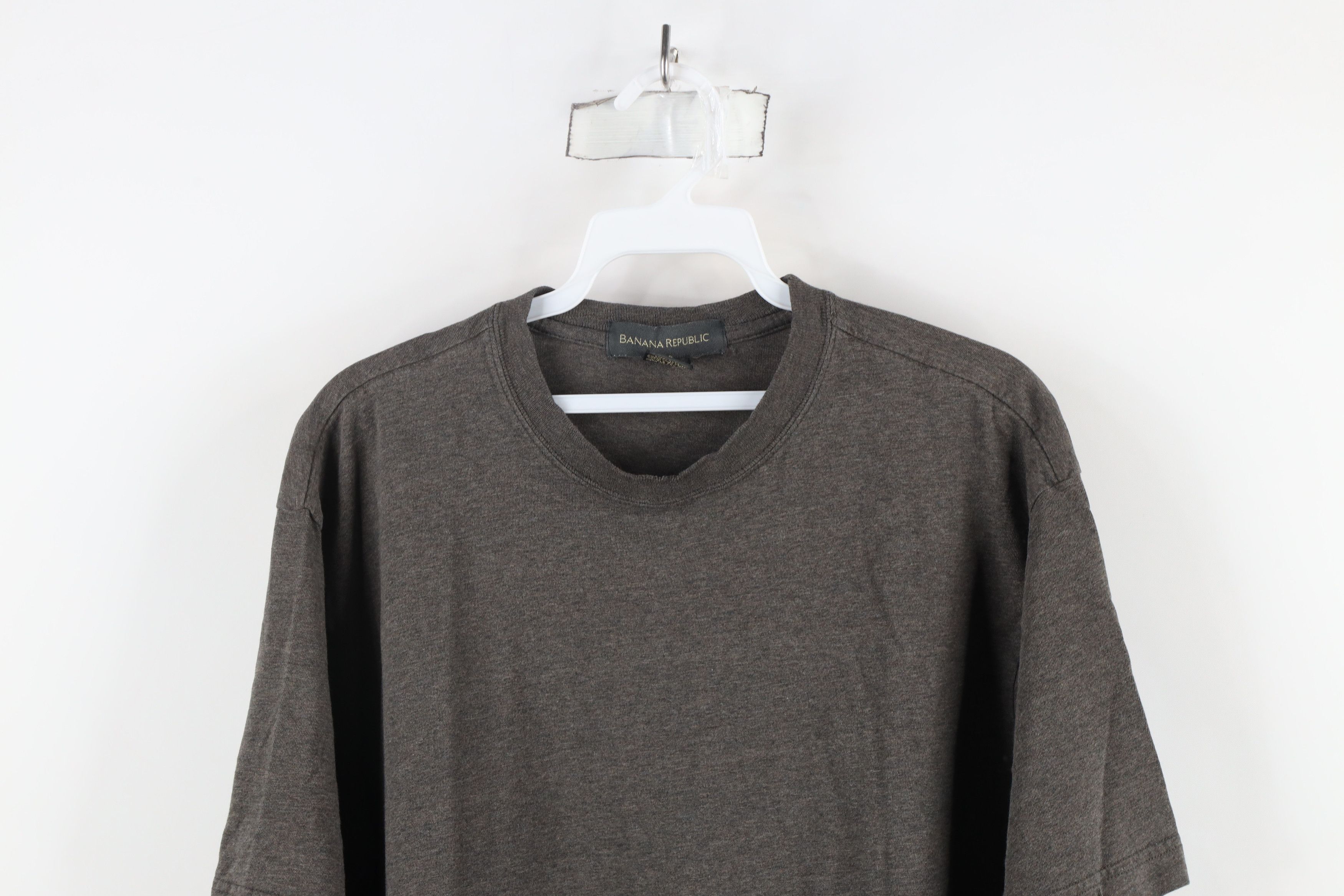 Banana Republic × Vintage Vintage 90s Banana Republic Blank Short Sleeve T-Shirt USA Size US L / EU 52-54 / 3 - 2 Thumbnail