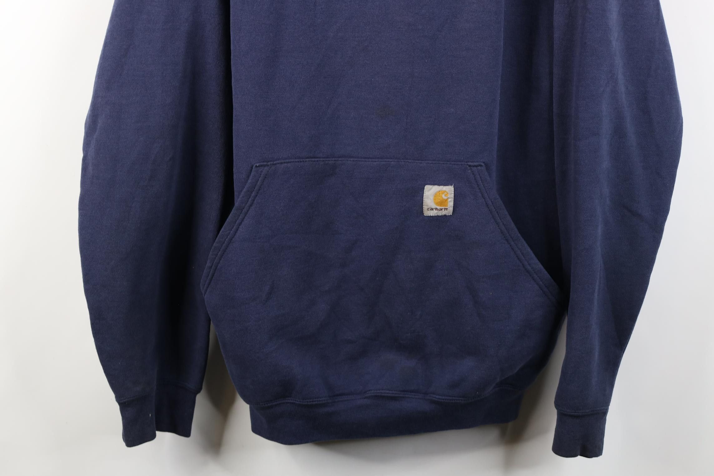 Carhartt Vintage 90s Y2K Carhartt Spell Out Baggy Hoodie Sweatshirt Size US L / EU 52-54 / 3 - 3 Thumbnail