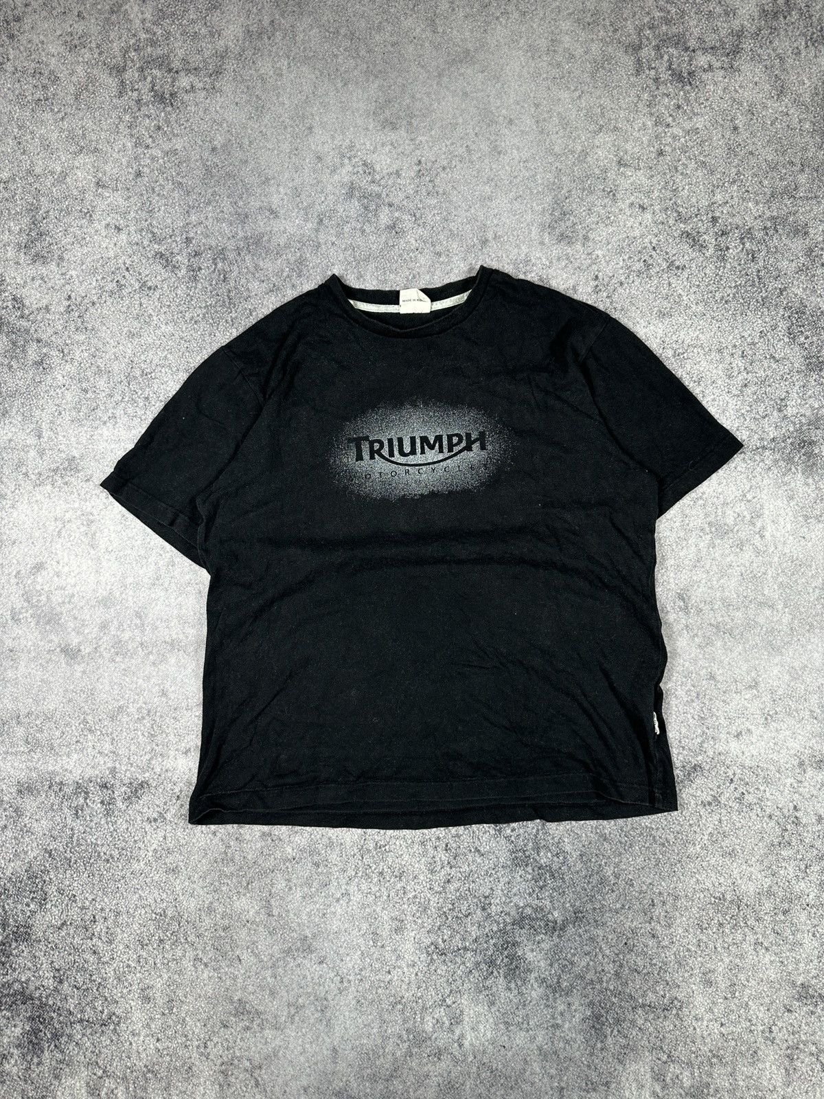Vintage Y2K Vintage Triumph Big Logo Streetwear Rare USA Moto Racing Size US XL / EU 56 / 4 - 1 Thumbnail